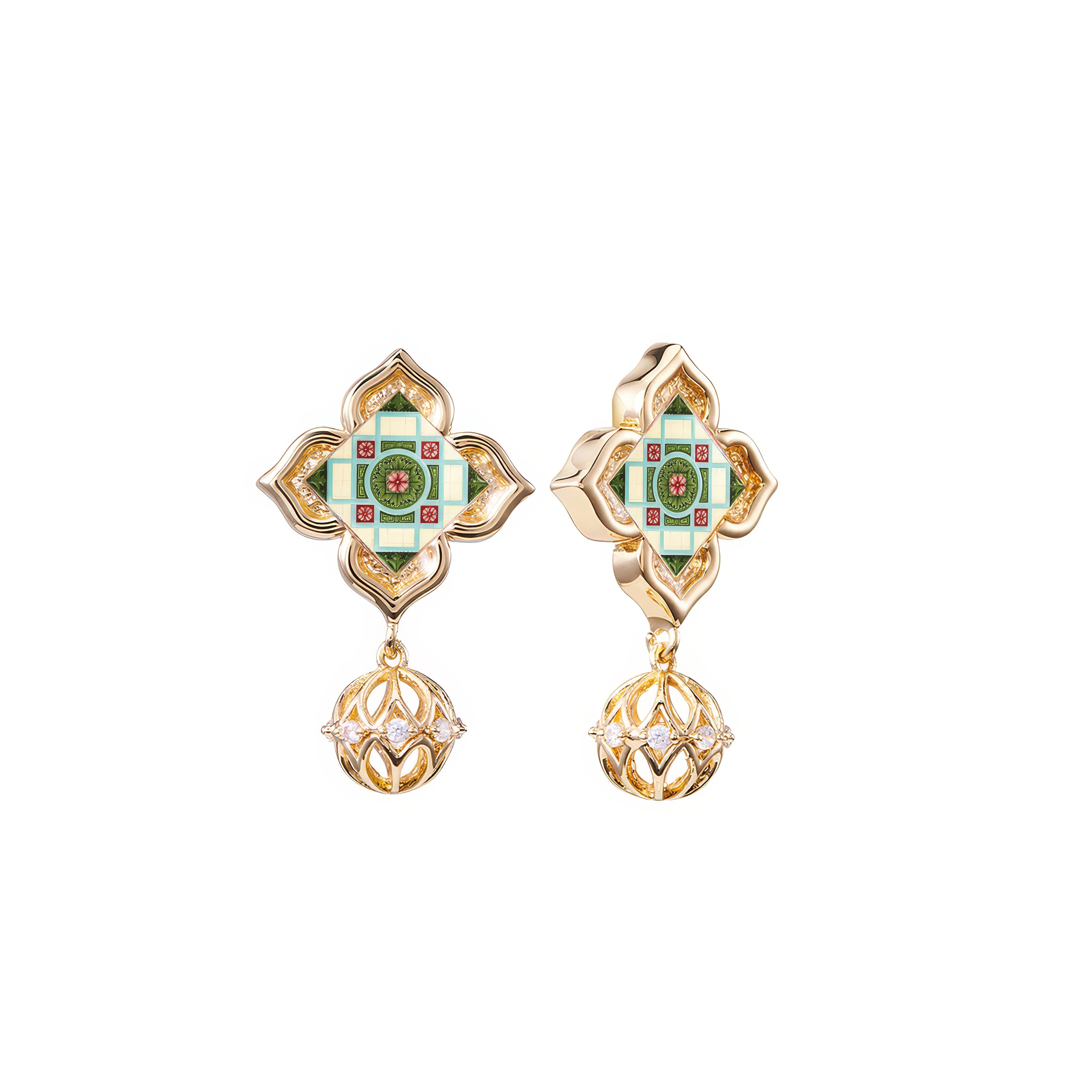 RARE BIRD COLLECTION | Emerald Hill Dangle Earrings