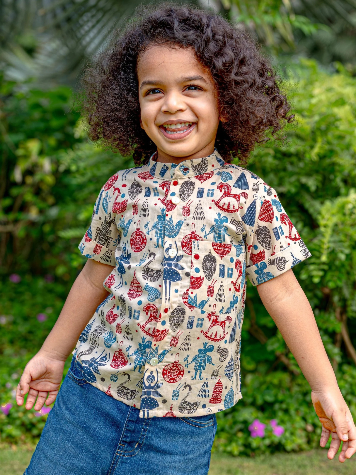 NIMBU | London Kids Unisex Cotton Shirt