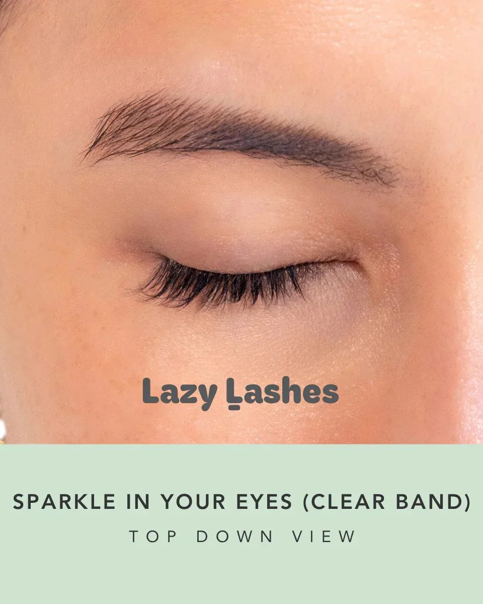 NODSPARK | Clear Band Everyday Sparkle In Your Eyes Lazy Lashes