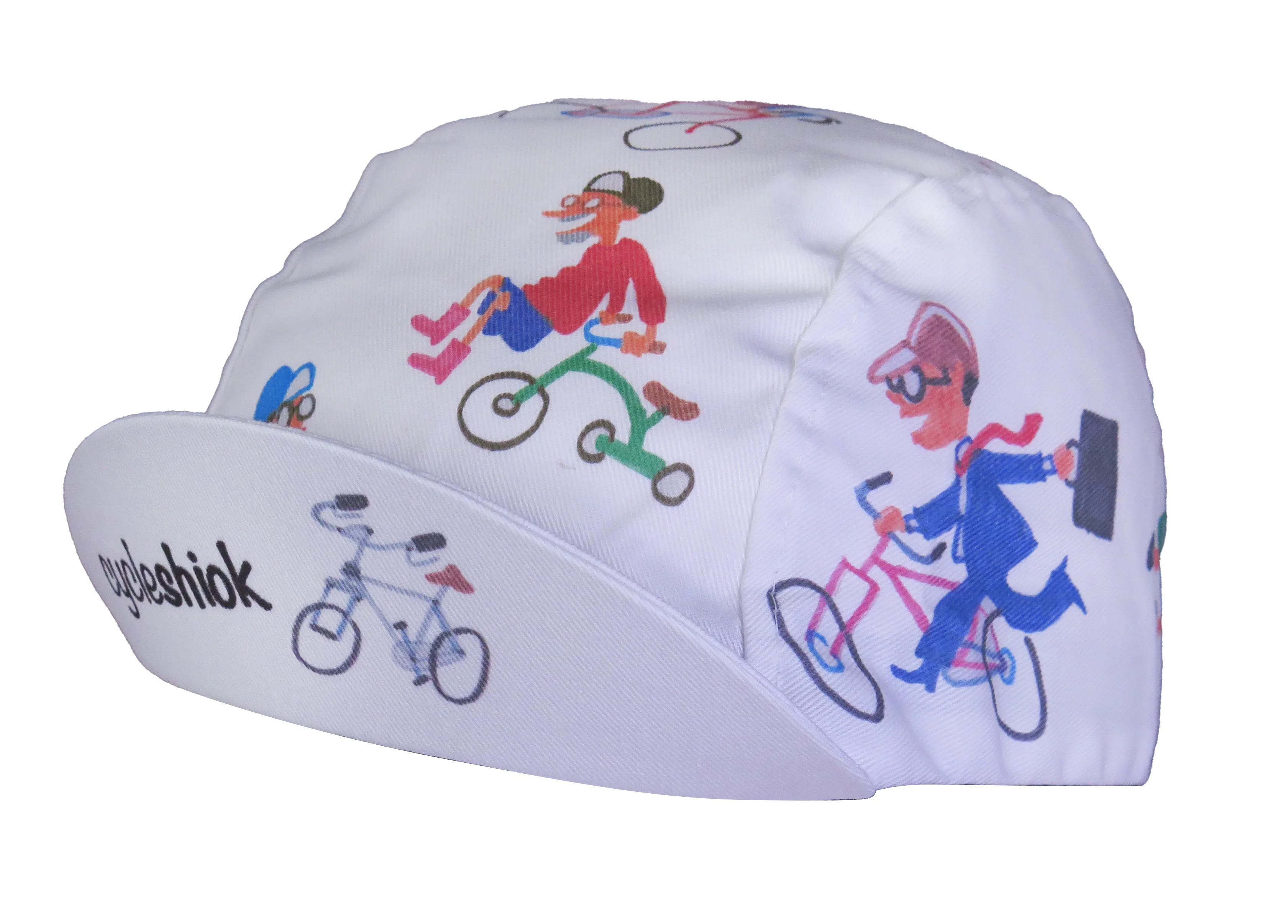 A DESIGN BY TAKACHYA | Faizal Caricatures x TKC CycleShiok! Cycling Cap