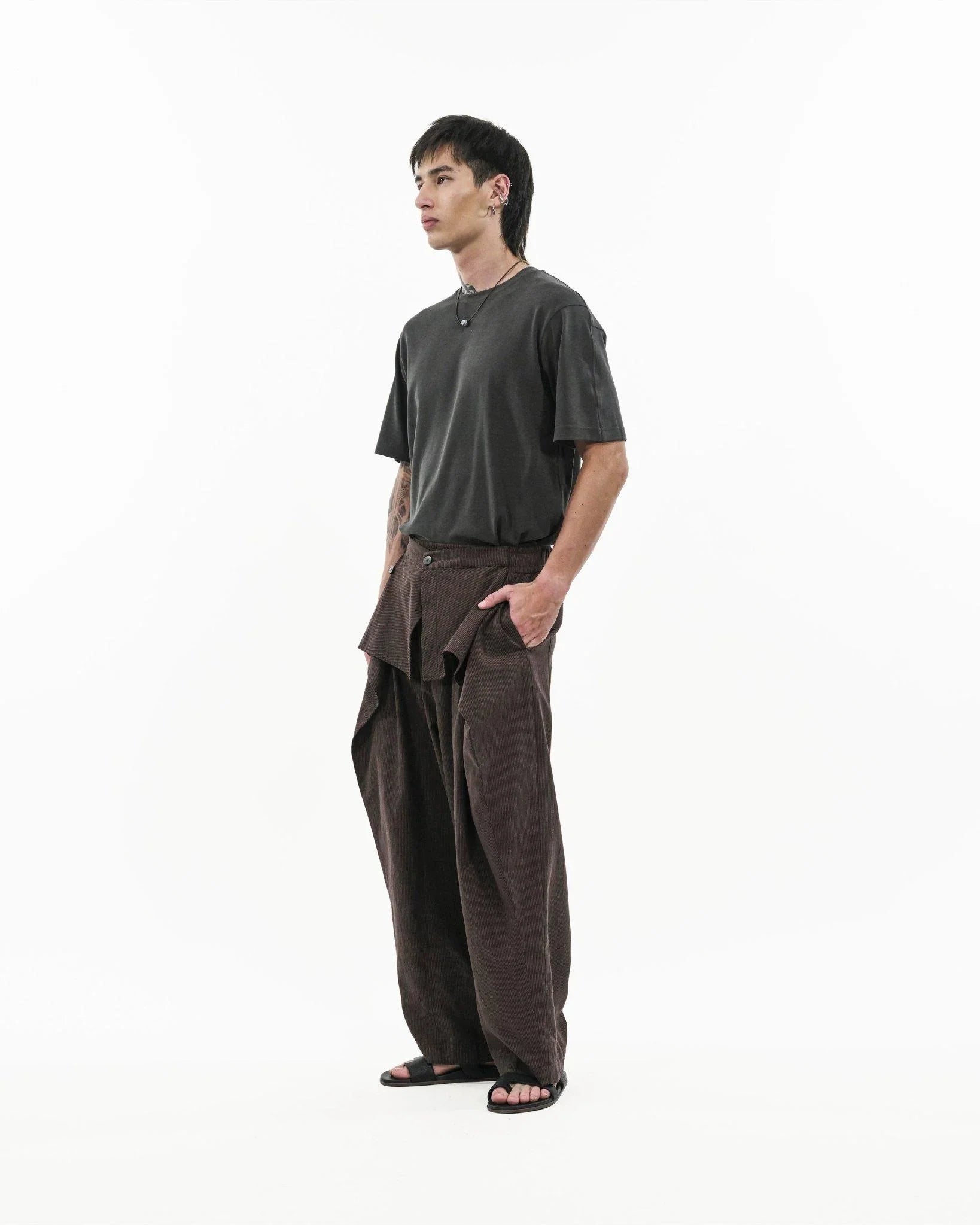 GRAYE | Sash Wrap Trousers