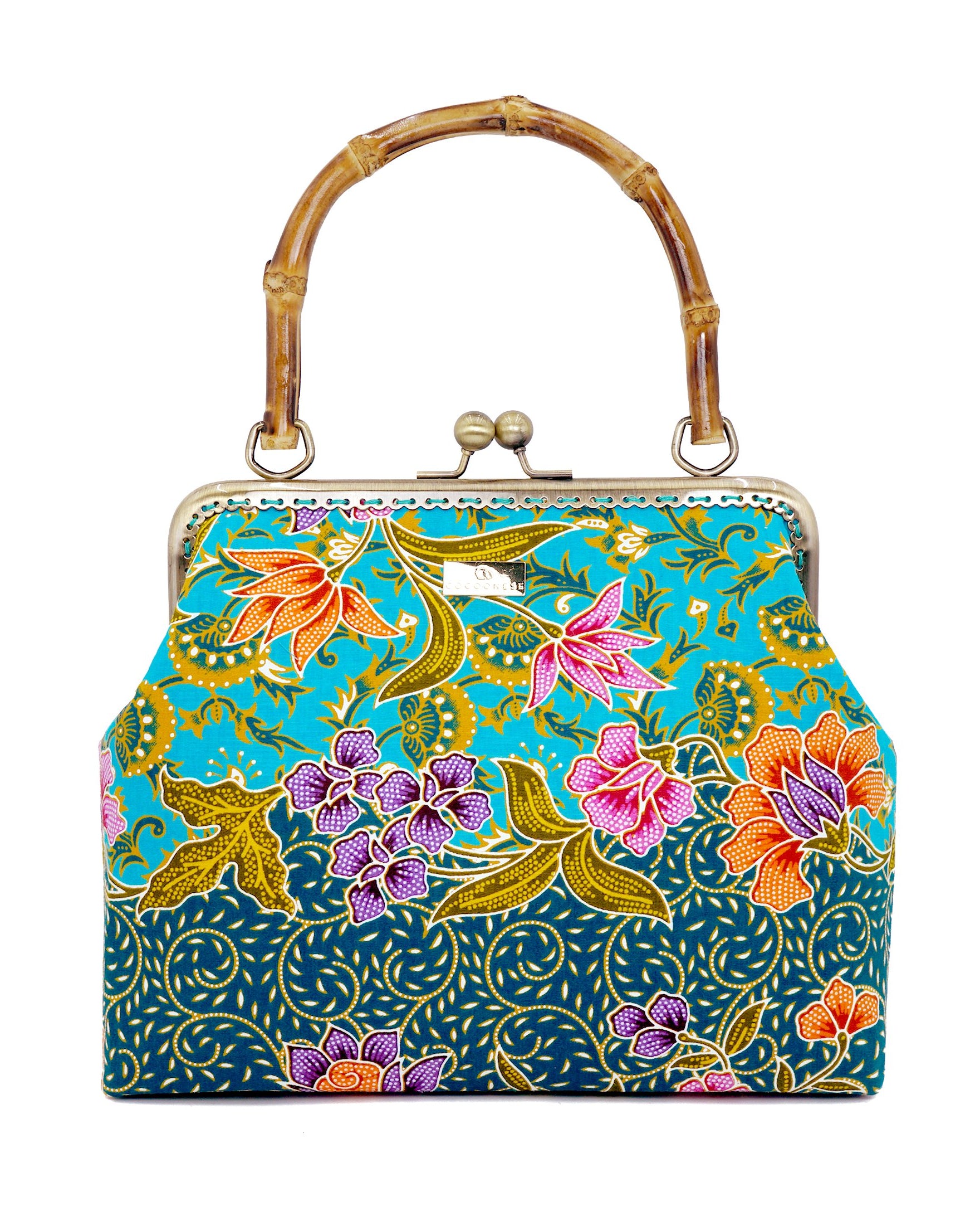 COCOONESE | Bamboo Top Handle Bag - Revolving Dream (GN)