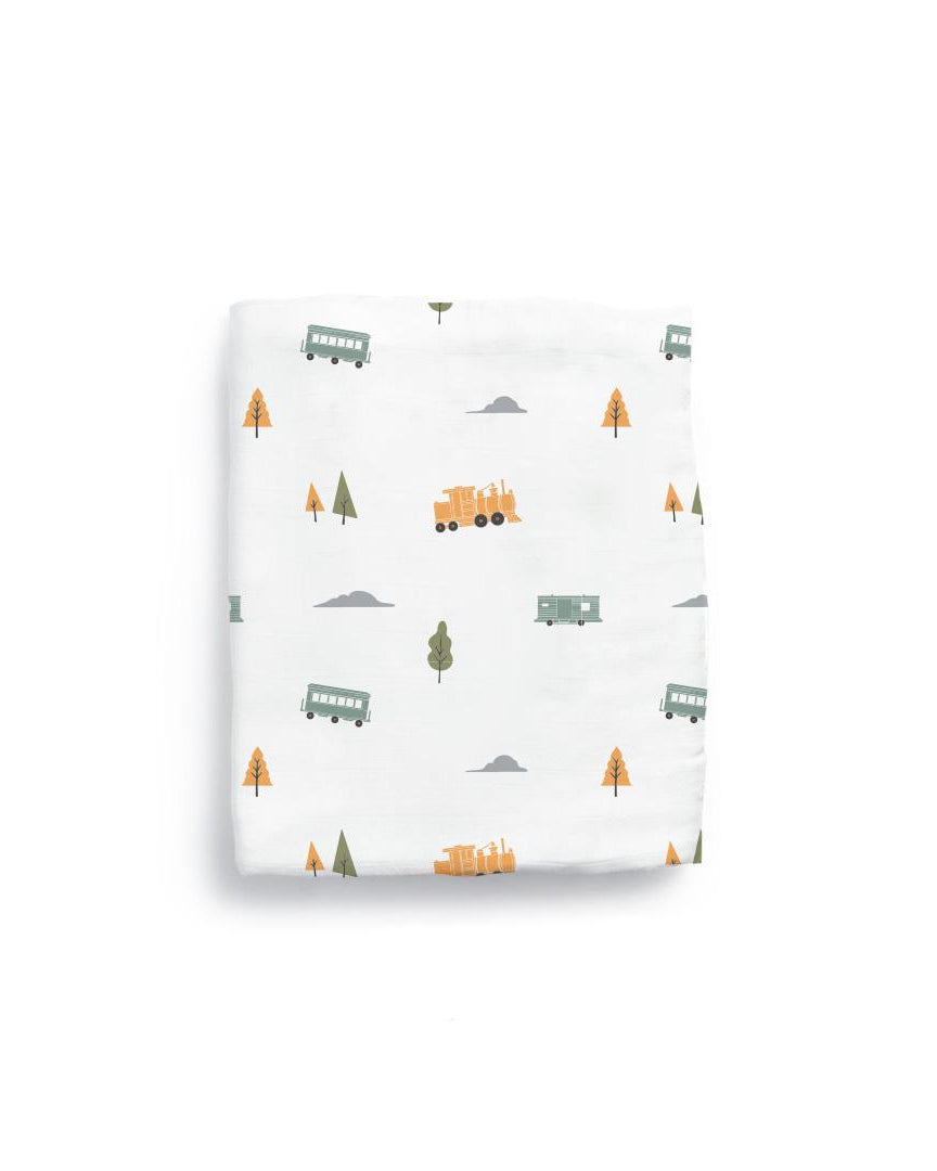 LITTLE REI | Bamboo Swaddle Single (Printed)