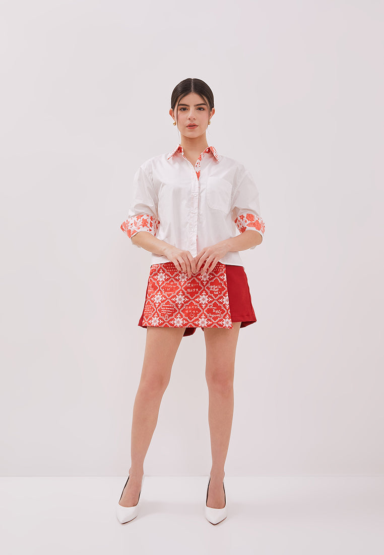 ANS.EIN | CALLIGRAPHY TILES Skort