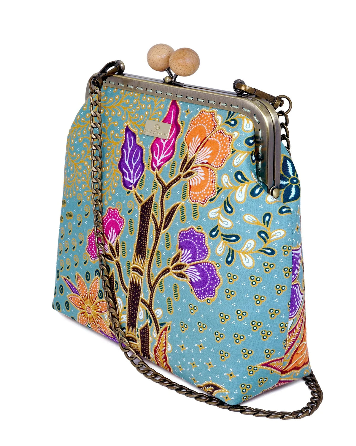 COCOONESE | Clasp Sling With Wooden Ball - Daylight Riddle (GN)
