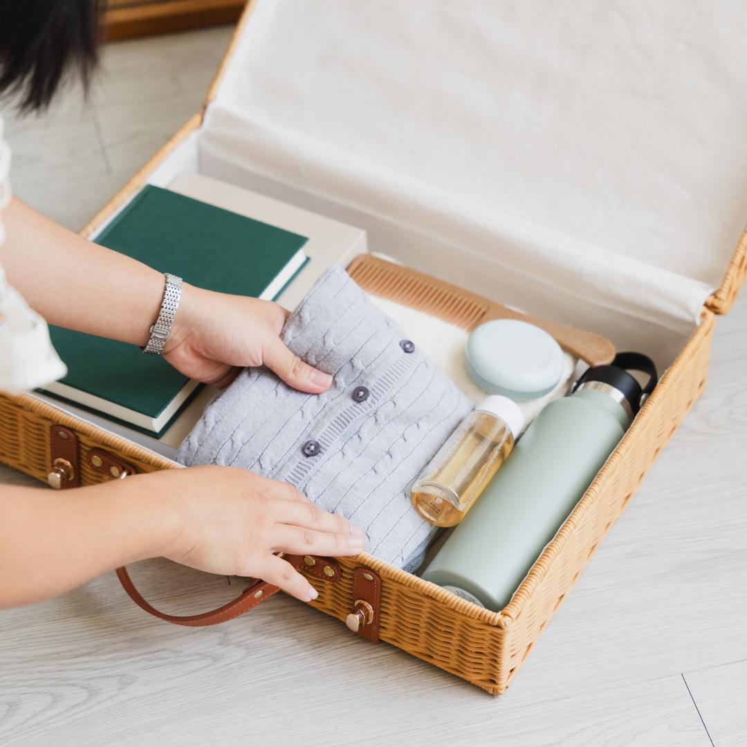 MOMIJI | Jasmine Briefcase - Natural