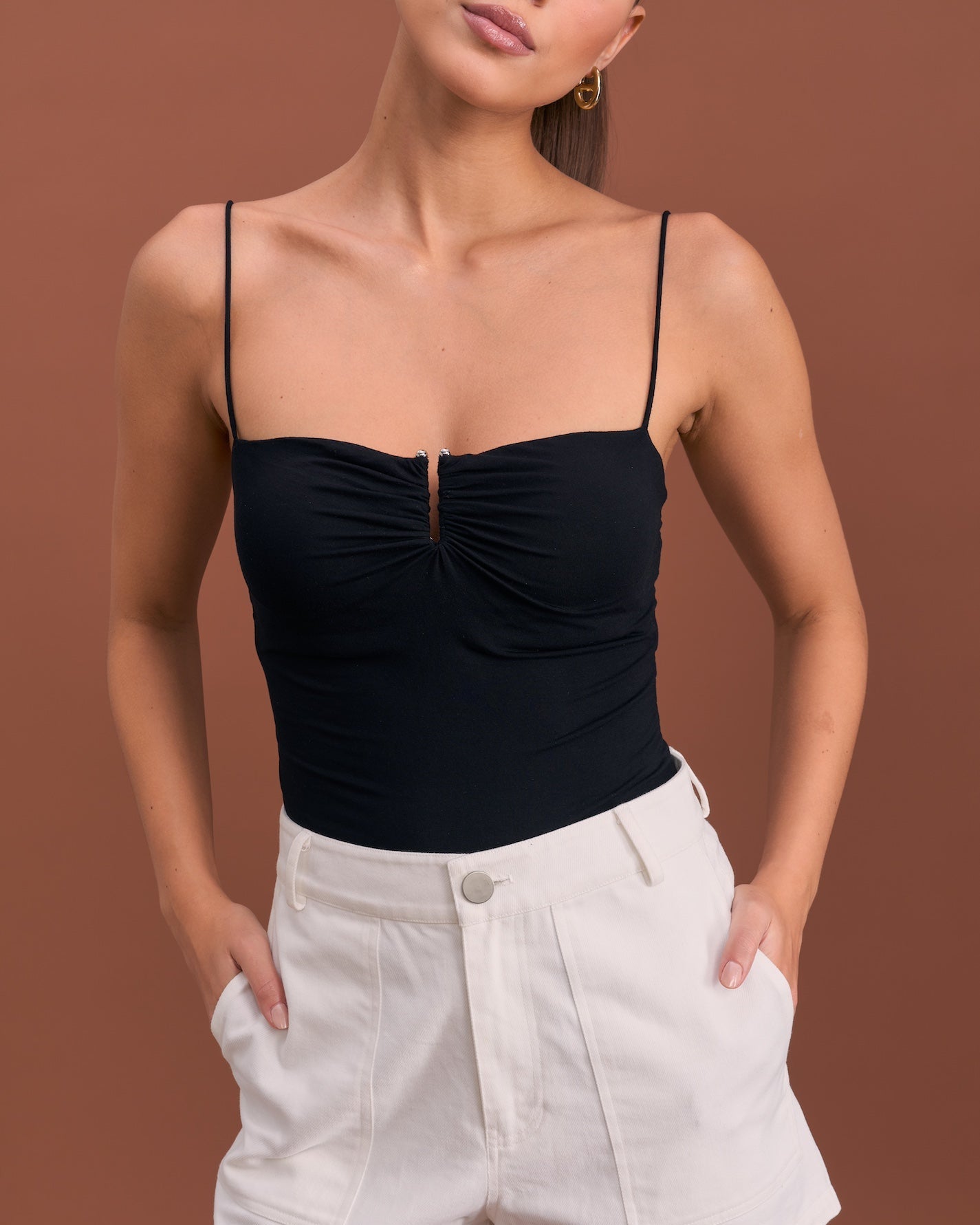 EMVY | Lumi Padded Top - Black