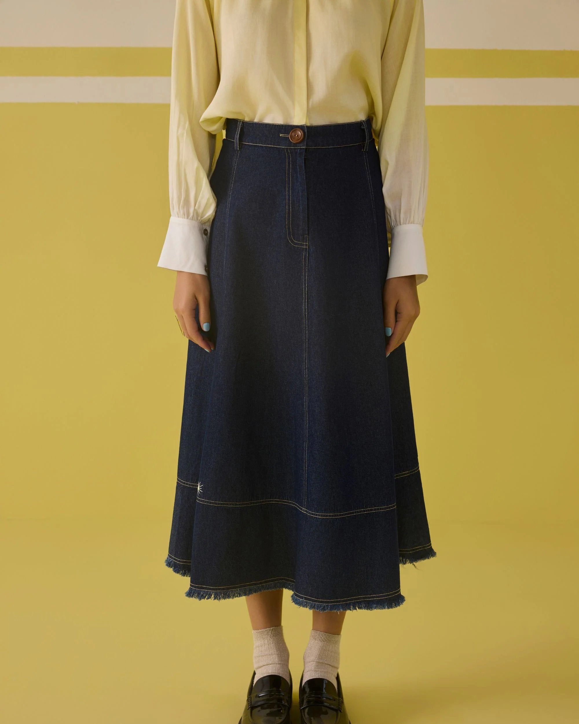 SUI | The Sunshine Denim Skirt