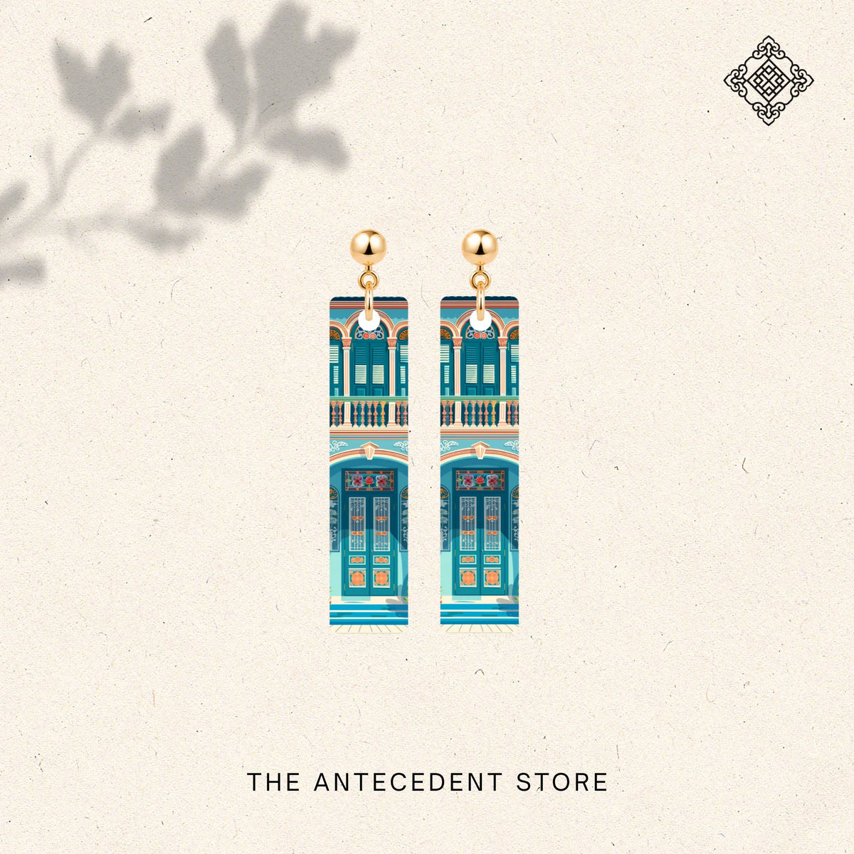 THE ANTECEDENT STORE | Joo Chiat Peranakan Shophouse Earrings