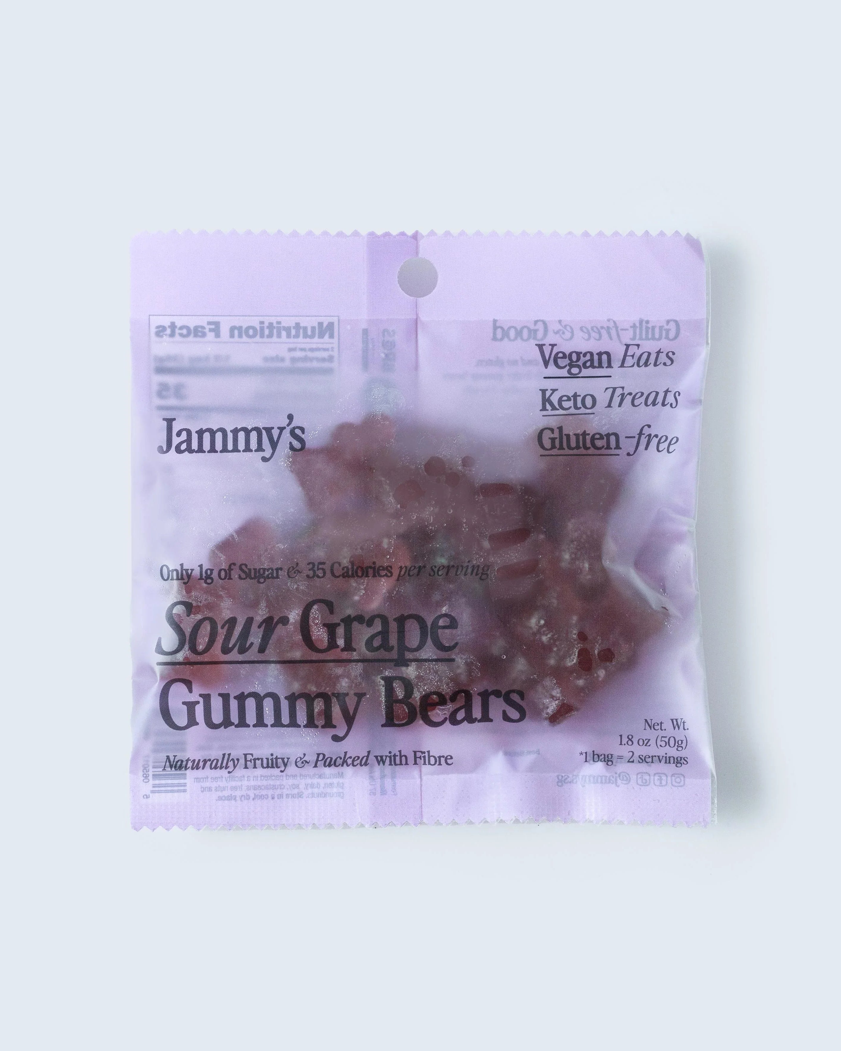 JAMMY’S | Sour Grape Gummy Bears