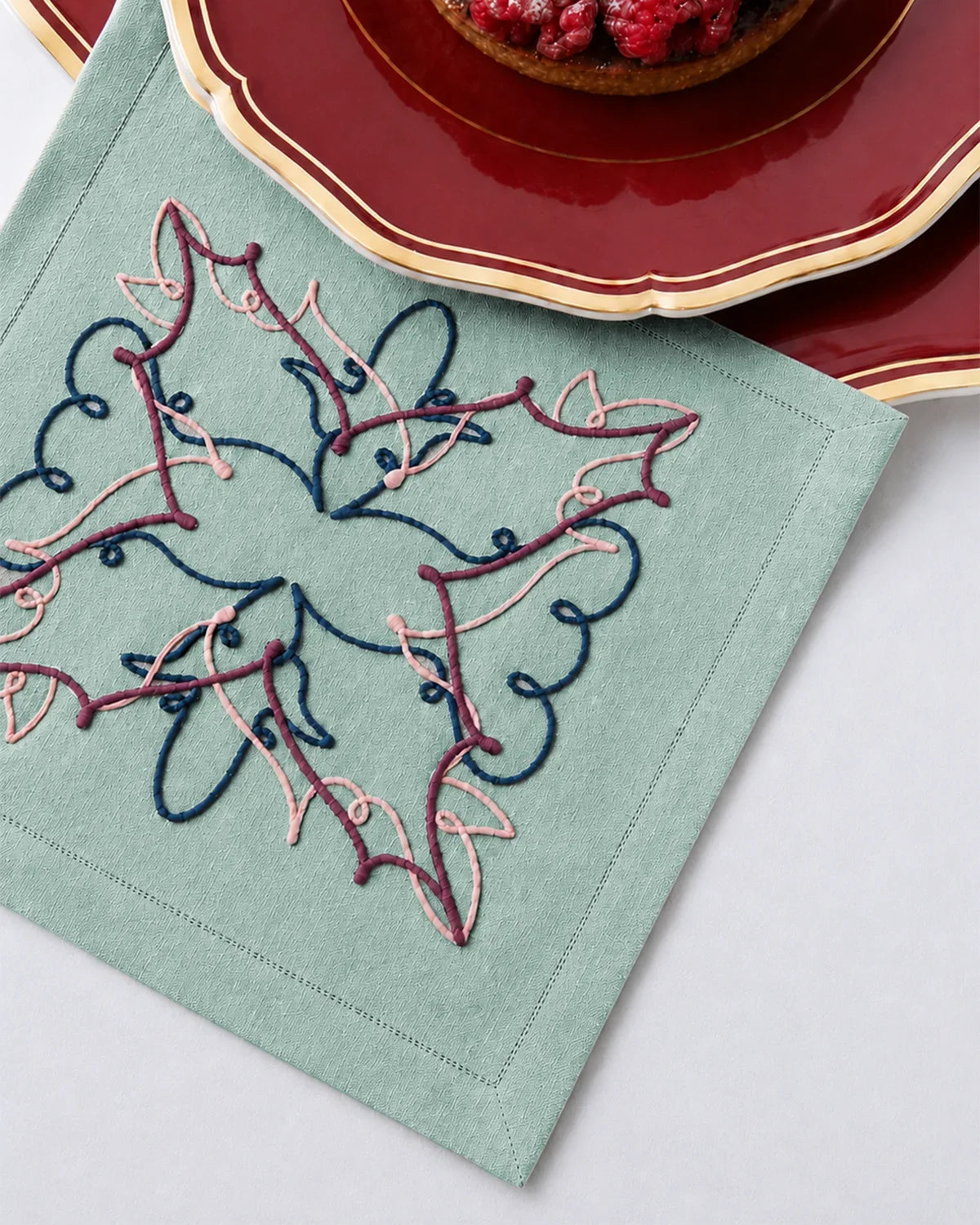 MEJA MAISON DE BALI | The Mosaique Rambat Cocktail Napkin by Meja (Set Of 2)