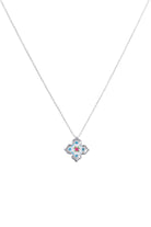 RARE BIRD COLLECTION | Peranakan Floral Pendant - Silver Flora Rose