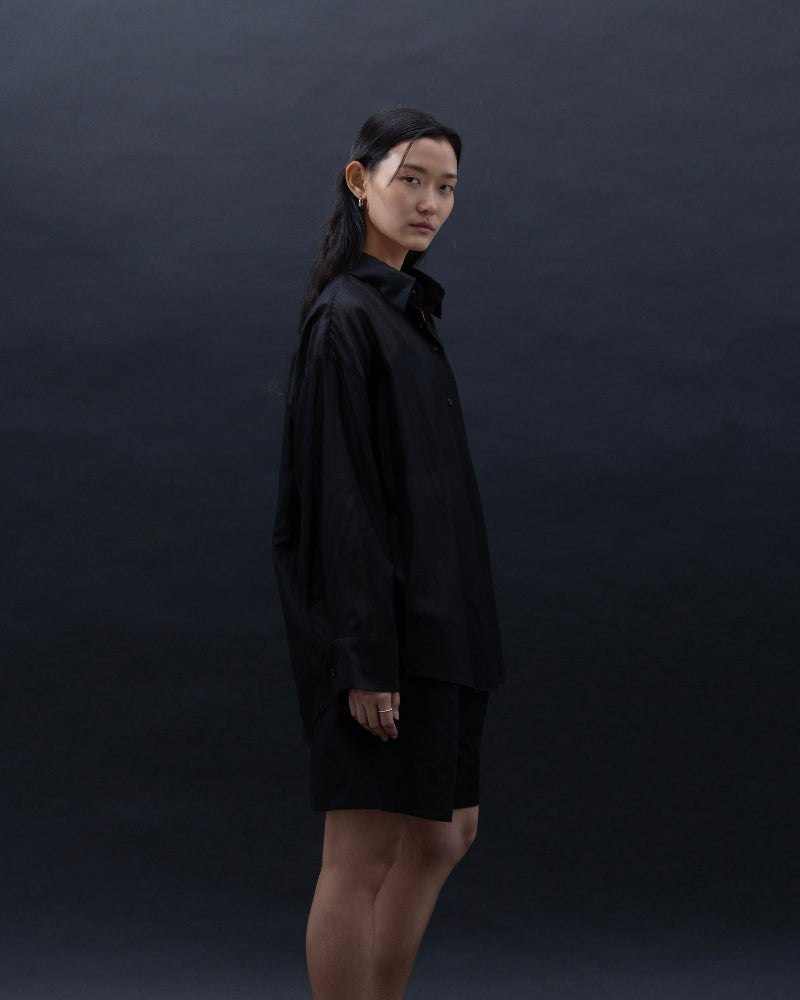 SAERO COLLECTIVE | Malgeun Tencel Shirt | Black