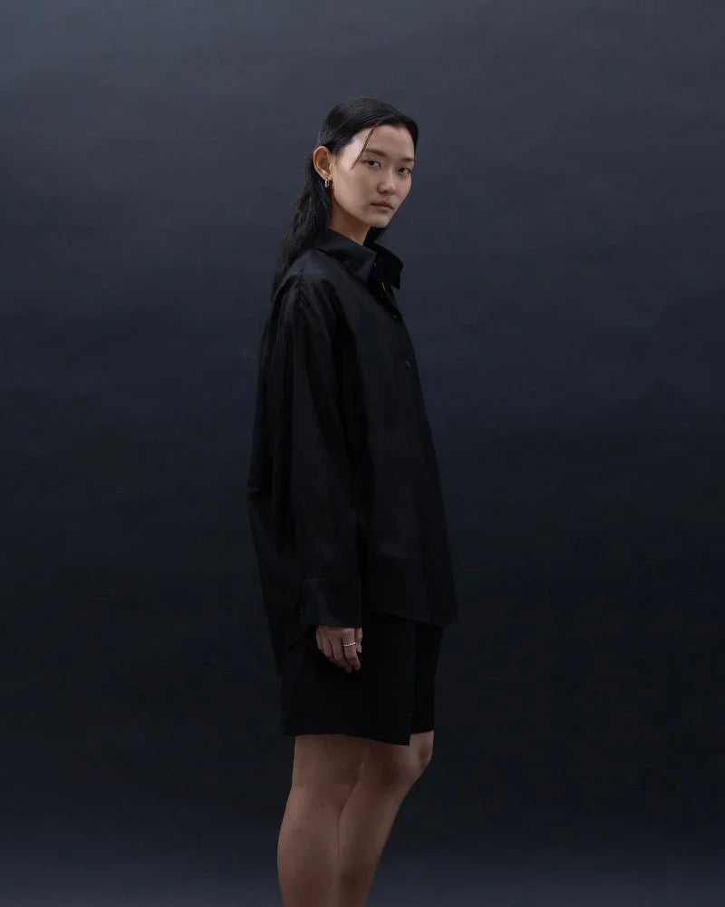 SAERO COLLECTIVE | Malgeun Tencel Shirt | Black