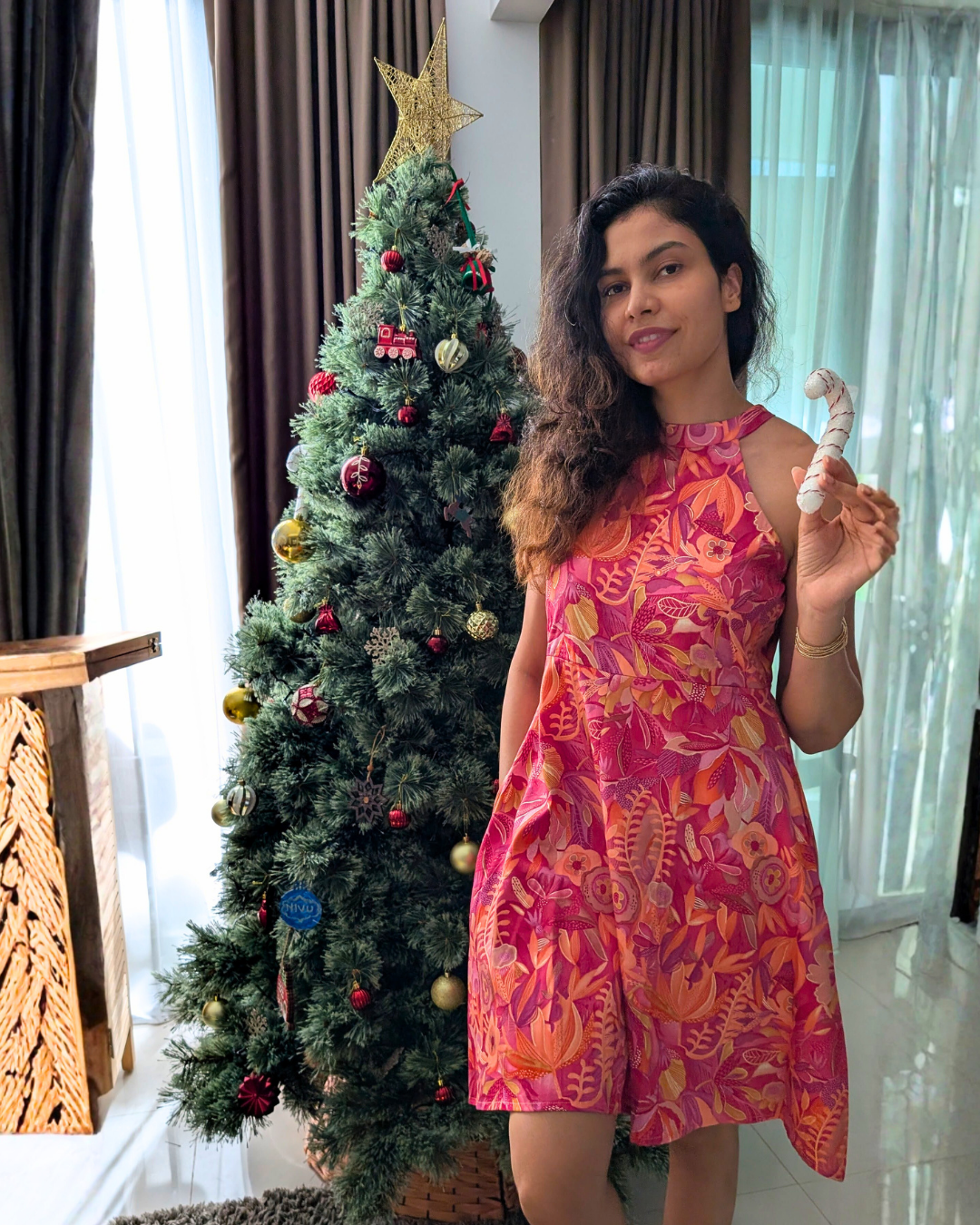 NIMBU | Eden Hot Pink Women's Short Halter in Muslin Cotton