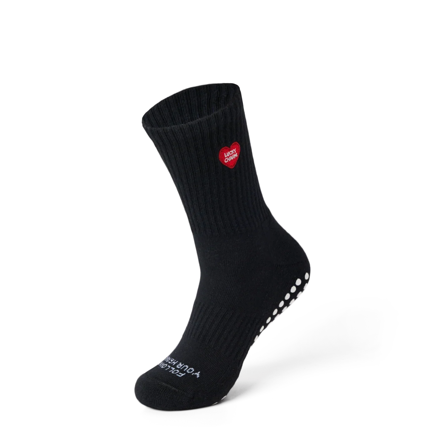 TALKING TOES | Lucky Heart Grip Sock
