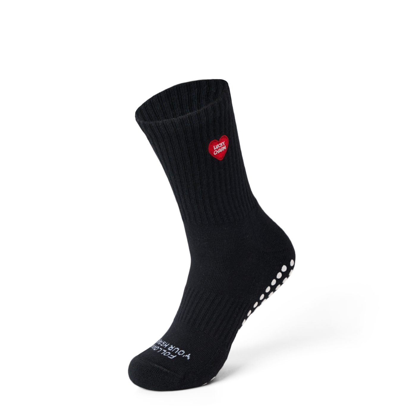 TALKING TOES | Lucky Heart Grip Sock