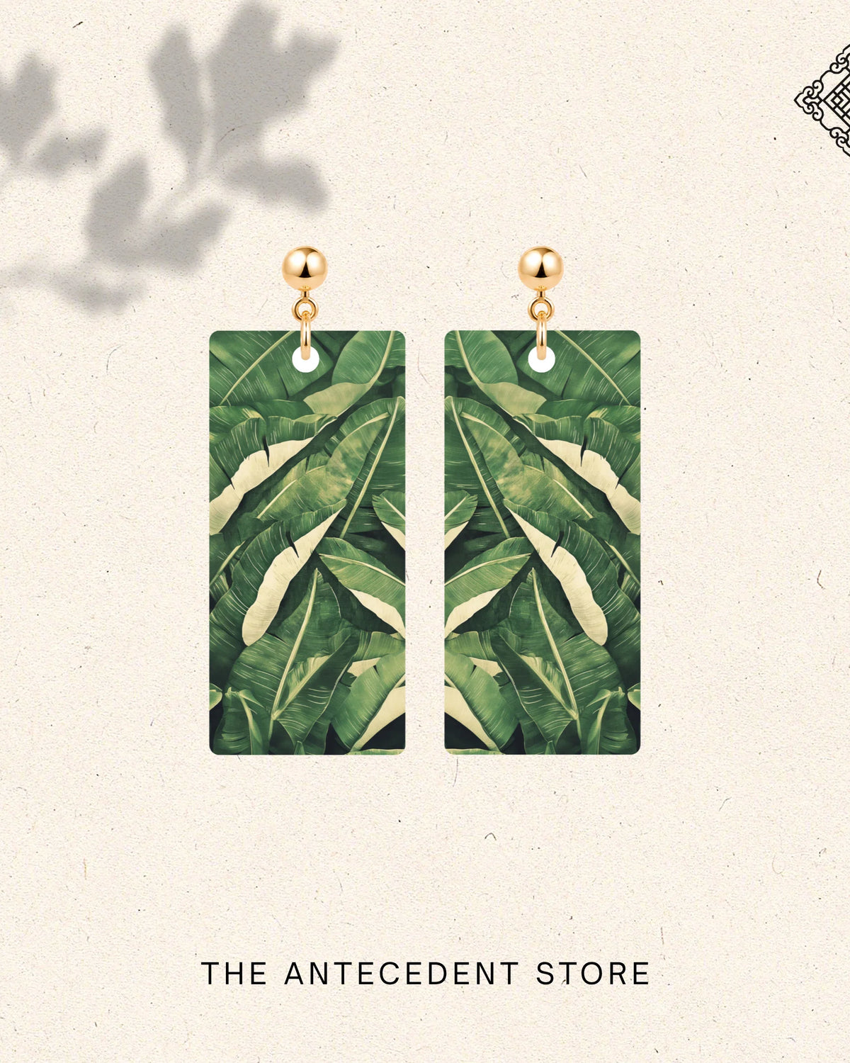 THE ANTECEDENT STORE | Banana Leaf Earrings