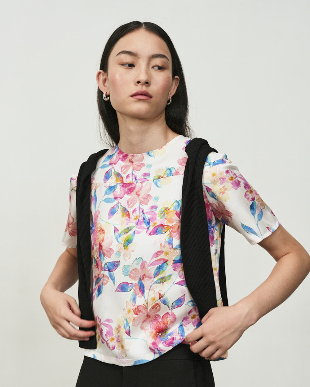 GIN LEE STUDIO | Silk Bloom Top