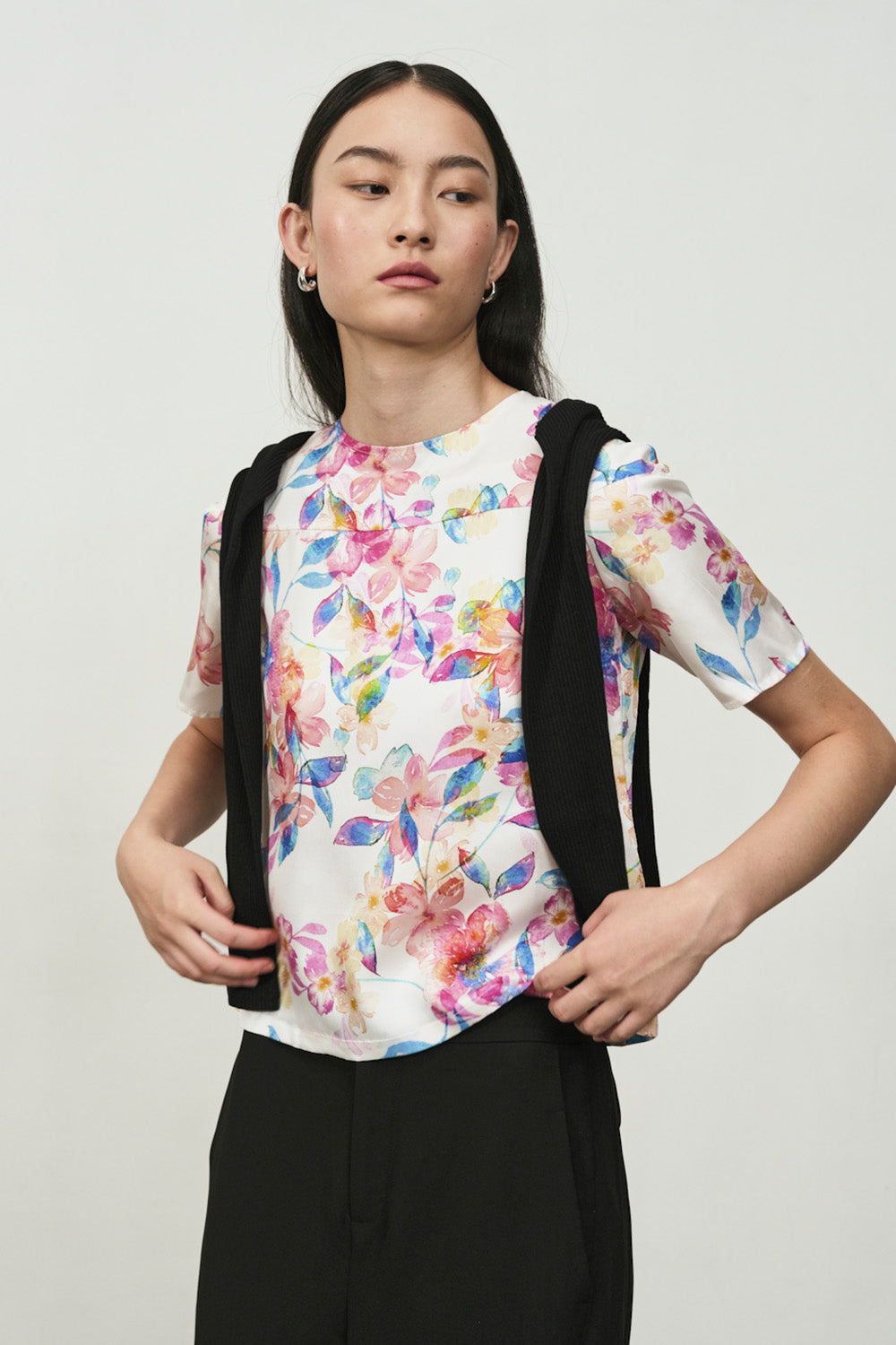 GIN LEE STUDIO | Silk Bloom Top
