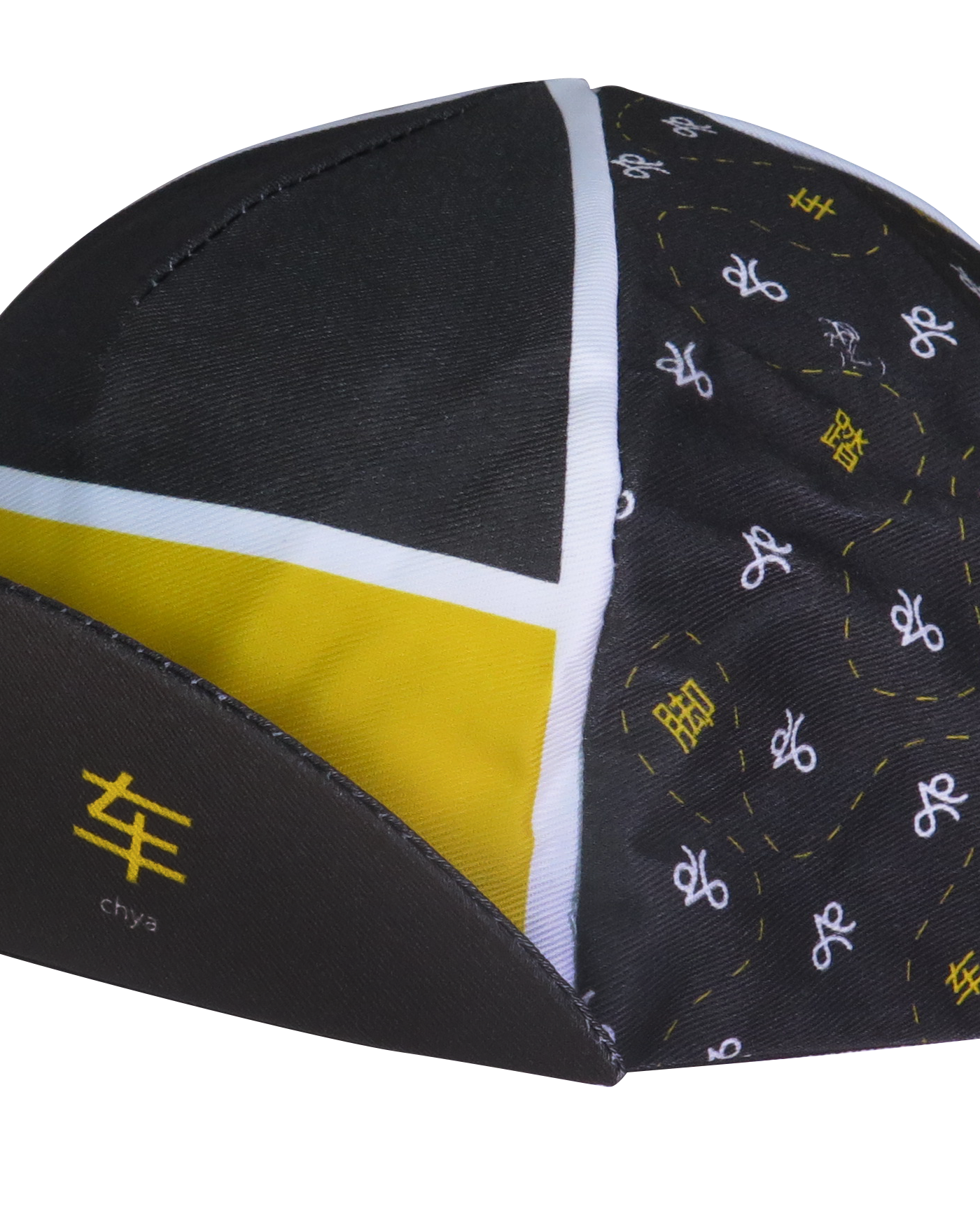 A DESIGN BY TAKACHYA | Cycling Cap - Cycle Shiok Yellow Black