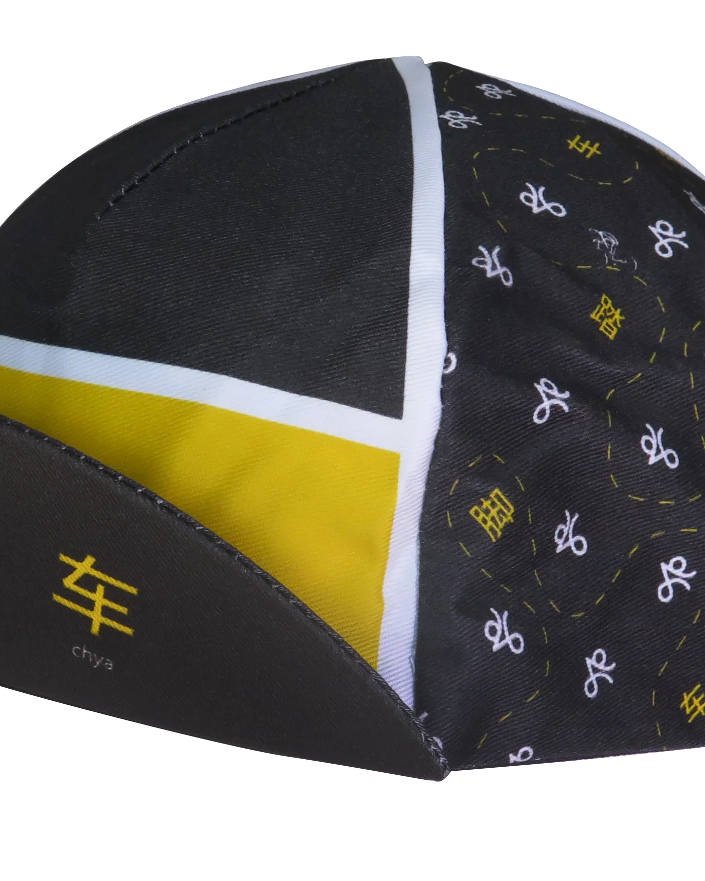 A DESIGN BY TAKACHYA | Cycling Cap - Cycle Shiok Yellow Black
