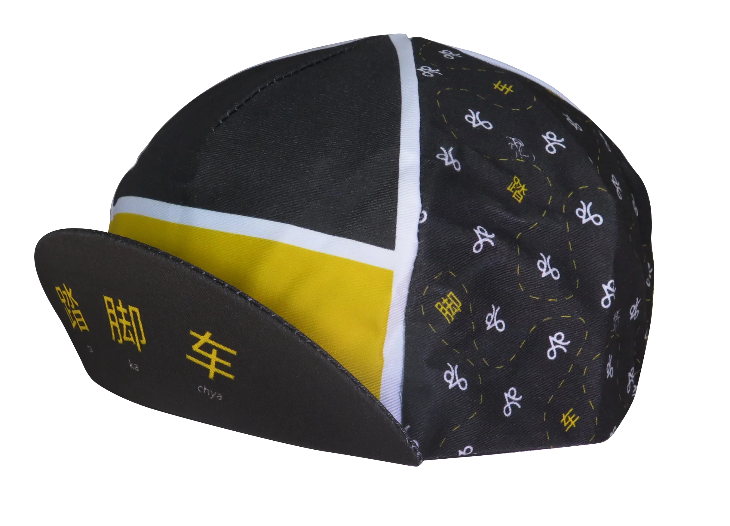 A DESIGN BY TAKACHYA | Cycling Cap - Cycle Shiok Yellow Black