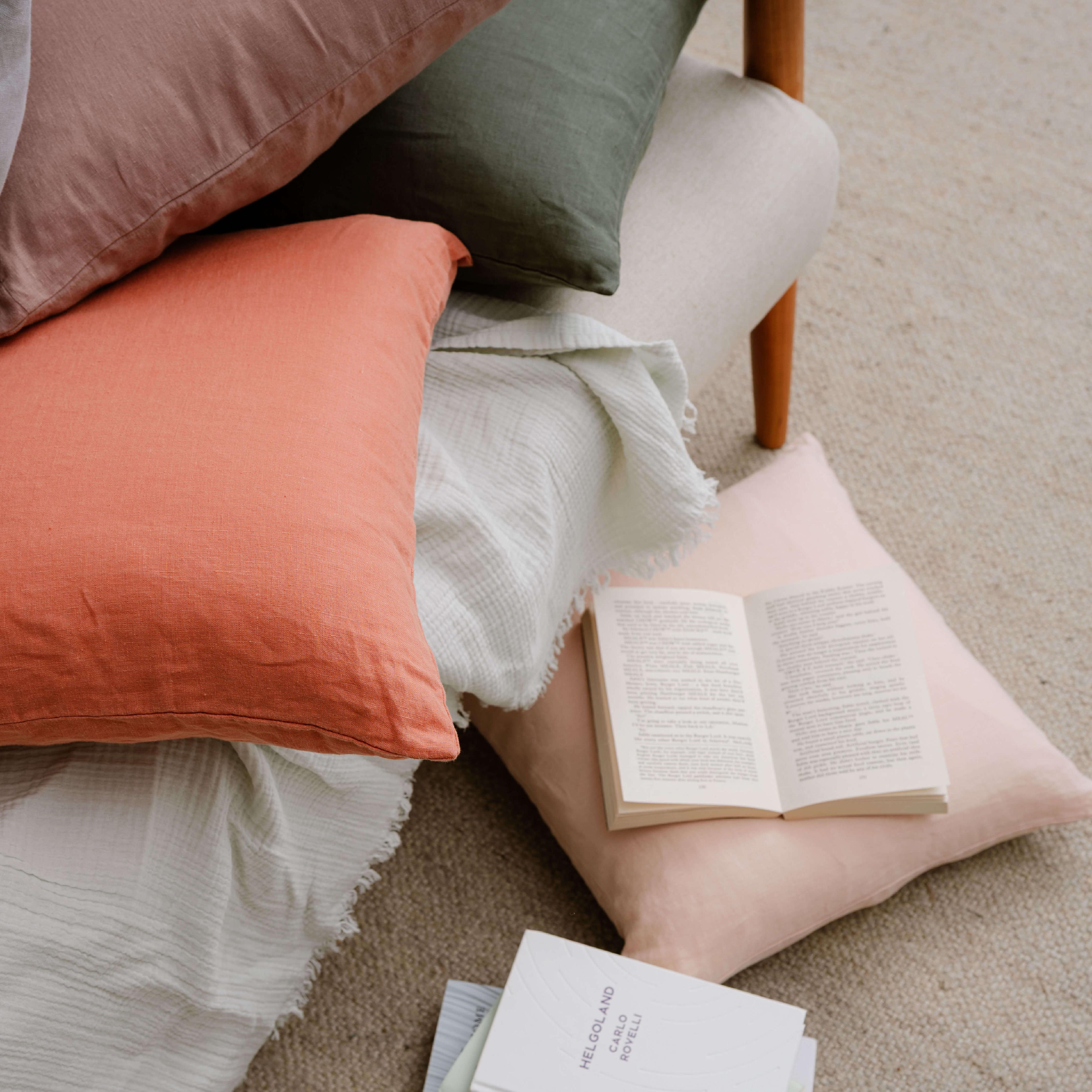 SUNDAY BEDDING | French Linen Cushion Cover