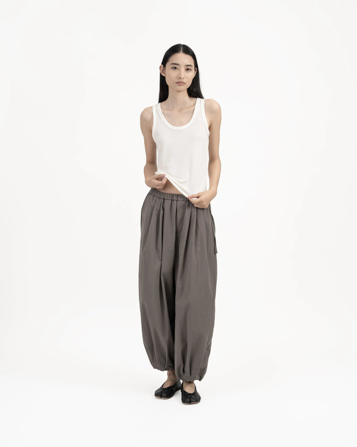 GRAYE | Modal-Cashmere Tank | White