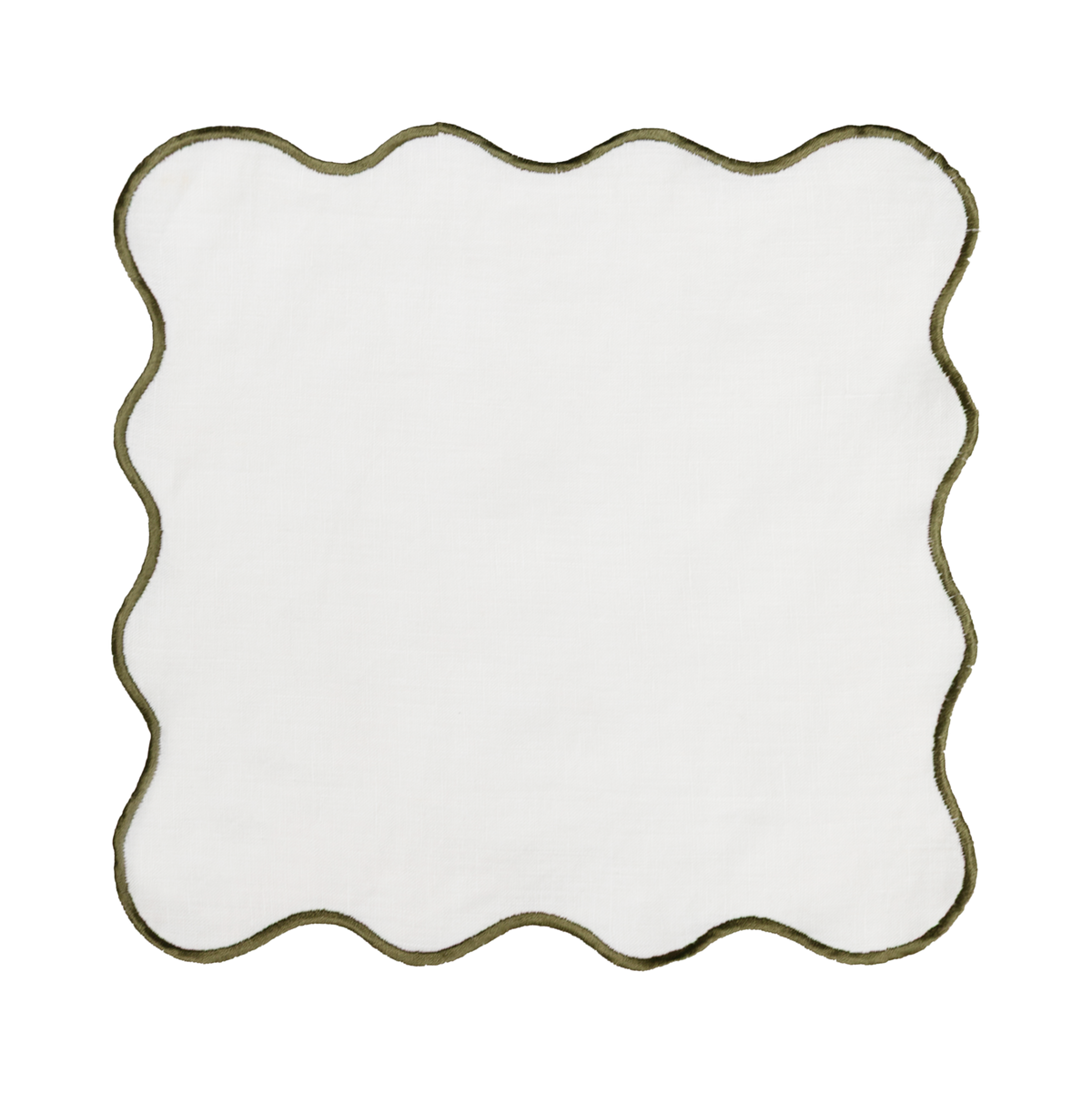 MEJA | The Aventure Africaine’ Cocktail Napkin - Marshmallow Solid (Set Of 2)
