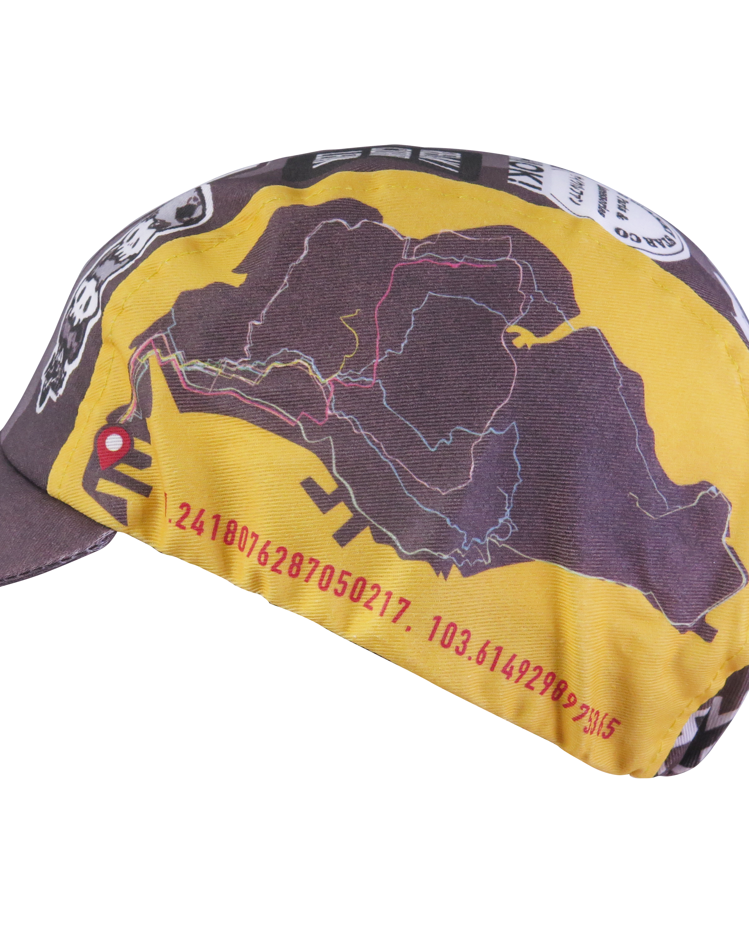 A DESIGN BY TAKACHYA | Cycling Cap - Mission to Tuas Grayscale