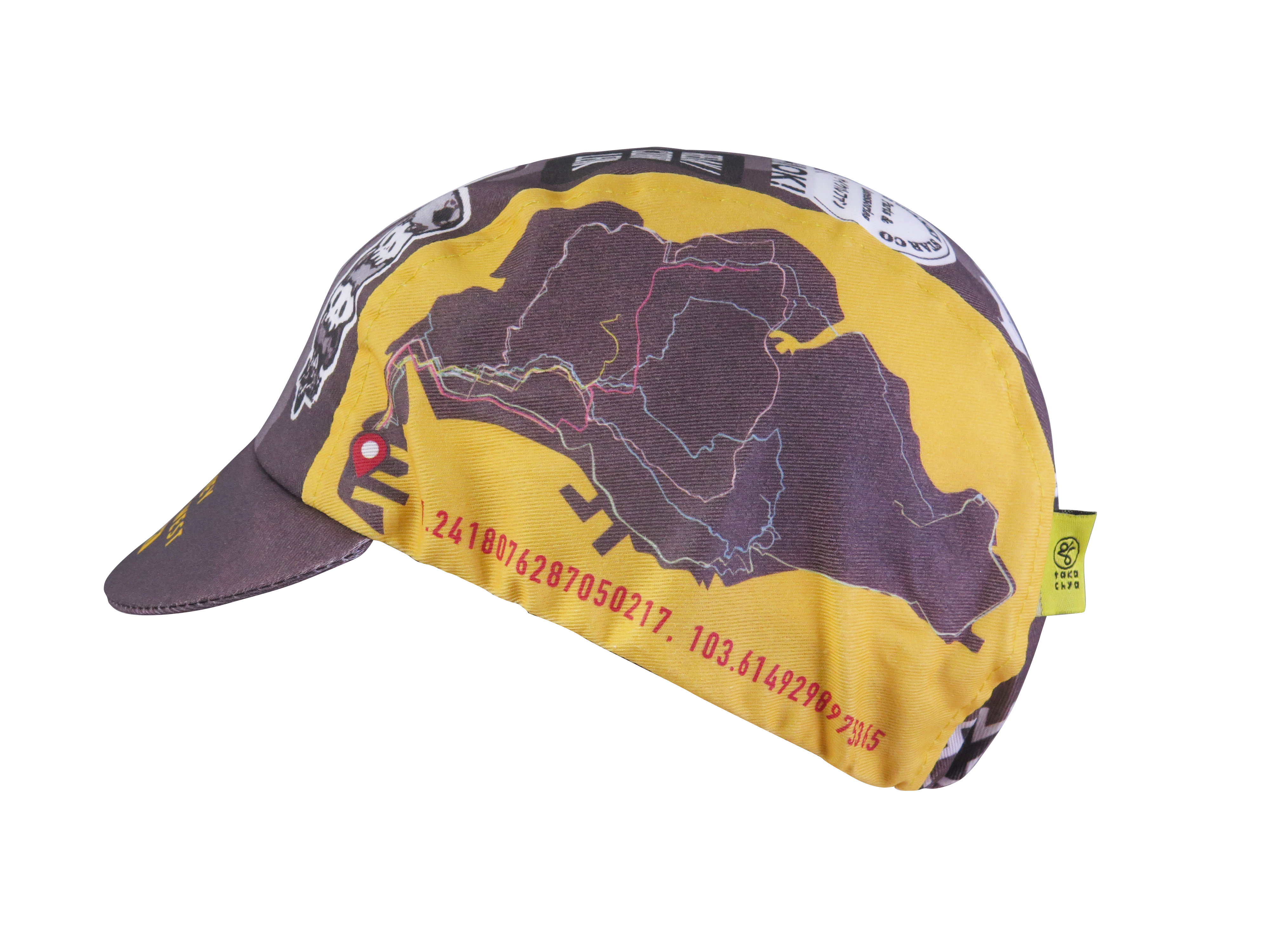 A DESIGN BY TAKACHYA | Cycling Cap - Mission to Tuas Grayscale