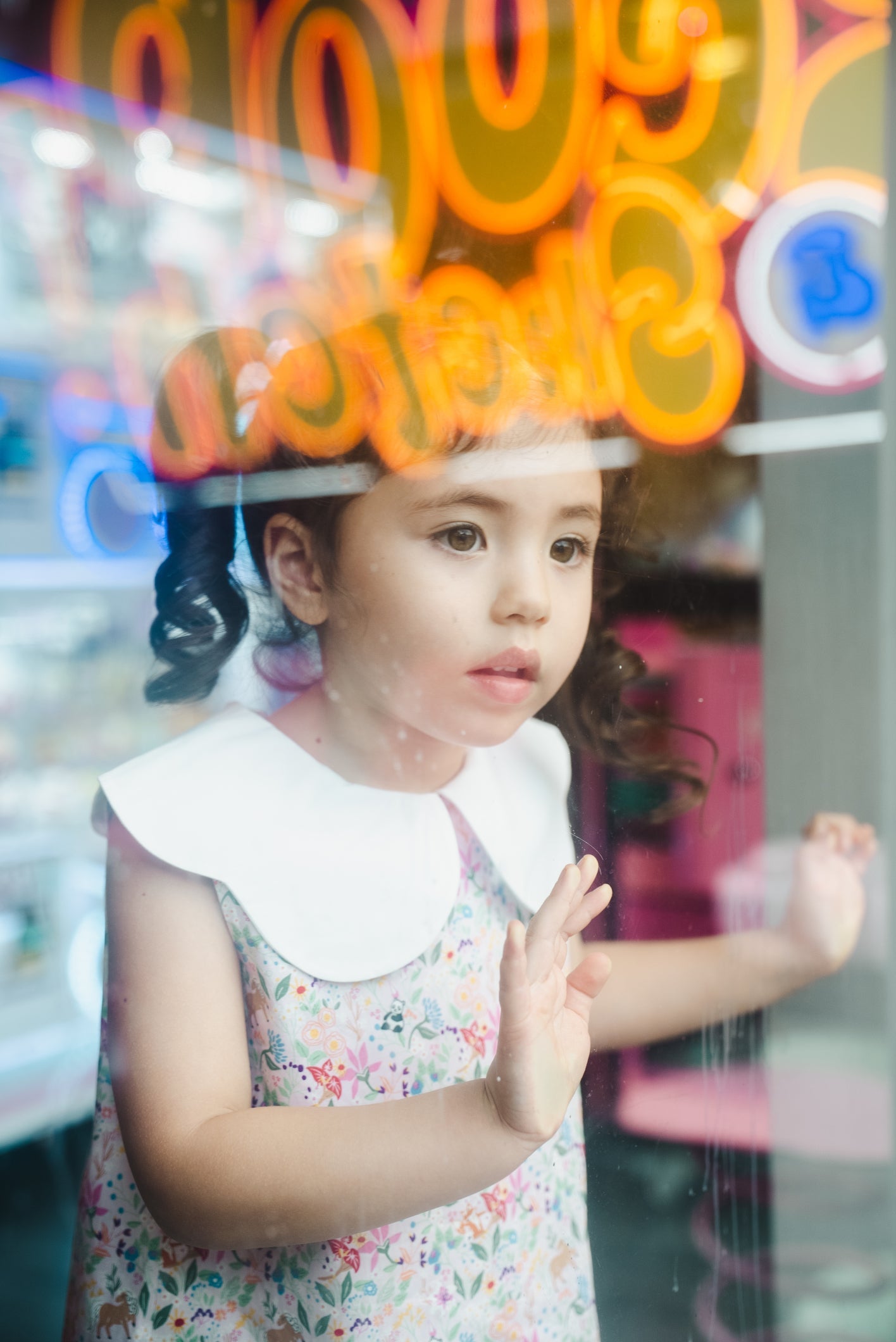 MAISON Q | Secret Garden Reversible Peterpan Collared Dress