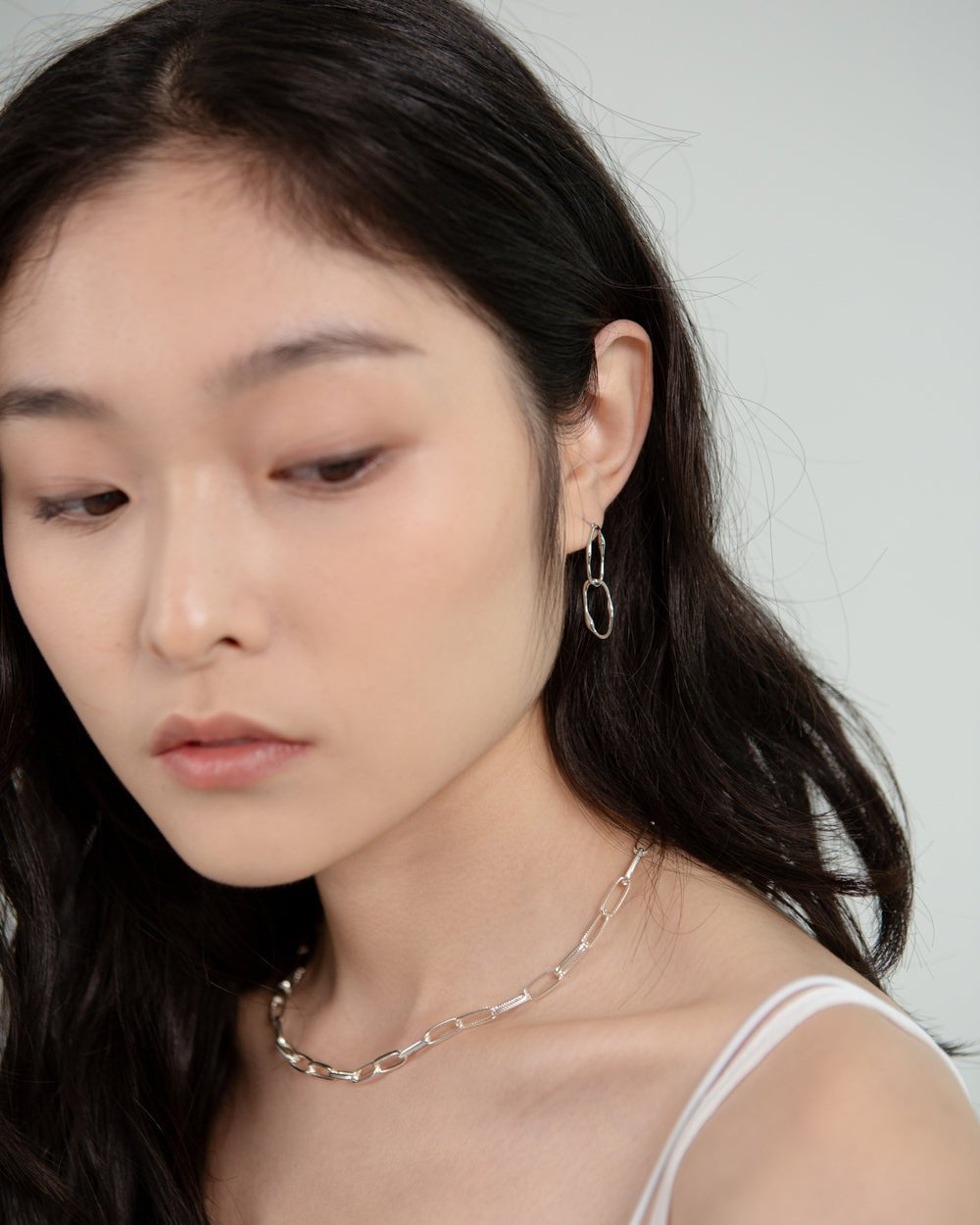 SAERO COLLECTIVE | Hayan Link Necklace | Silver