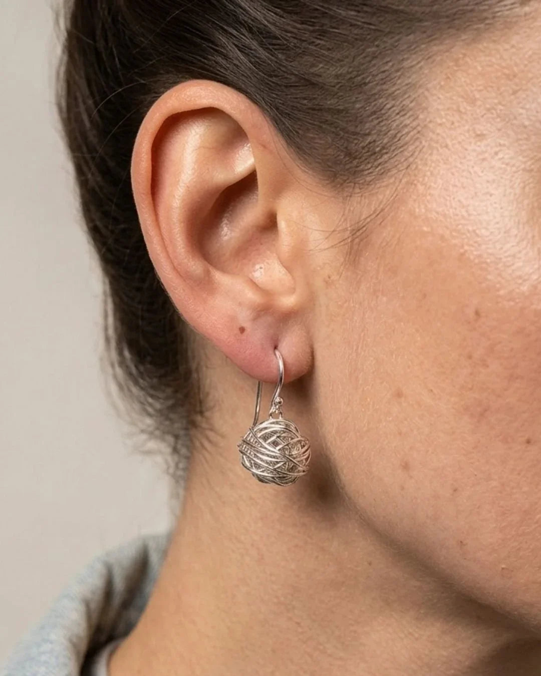 CREATIVE JEWELLERY STUDIO | Bird Nest Drop Earrings by Design of Gems