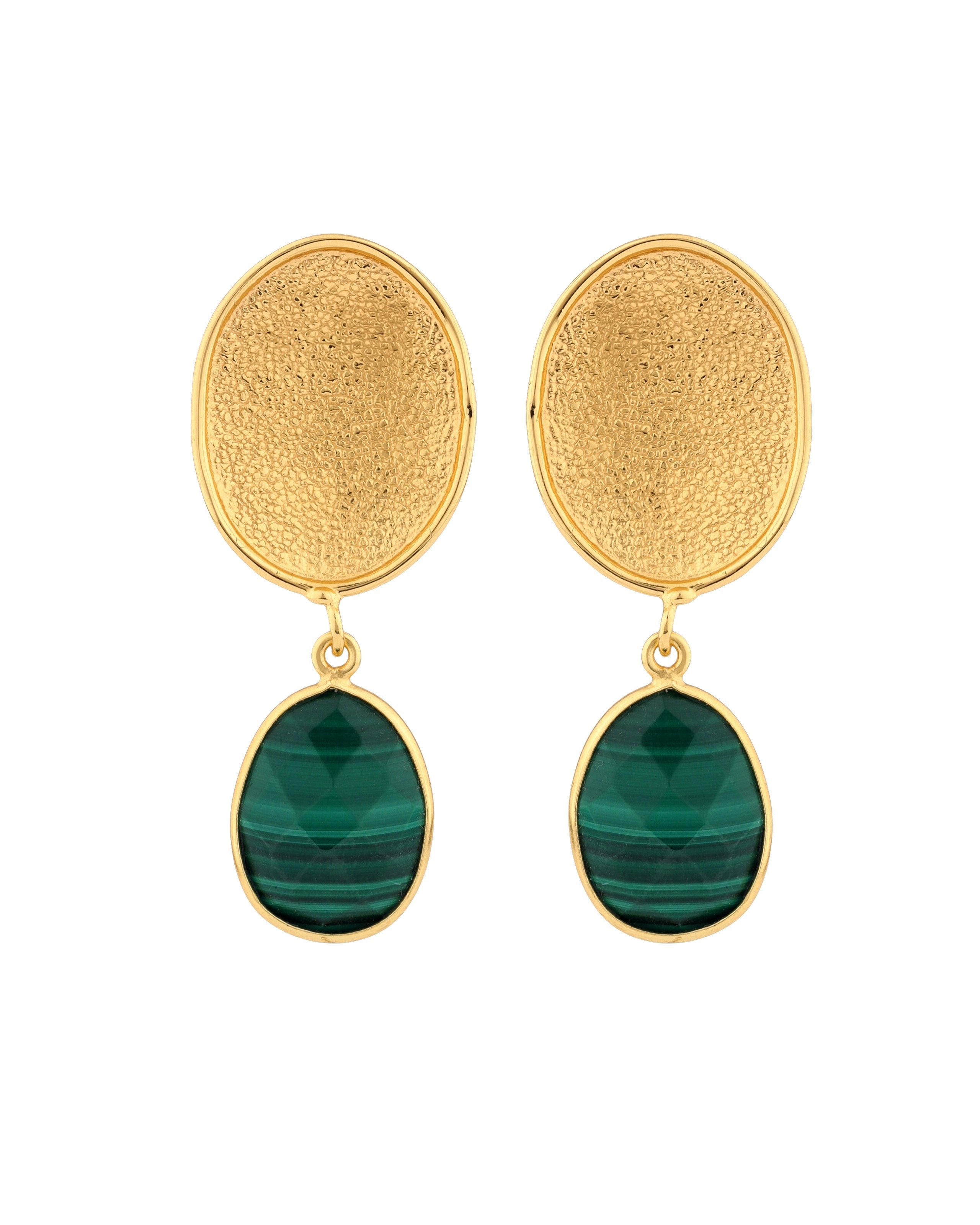 BOHEME BY VERO | Rio Earrings | Malachite