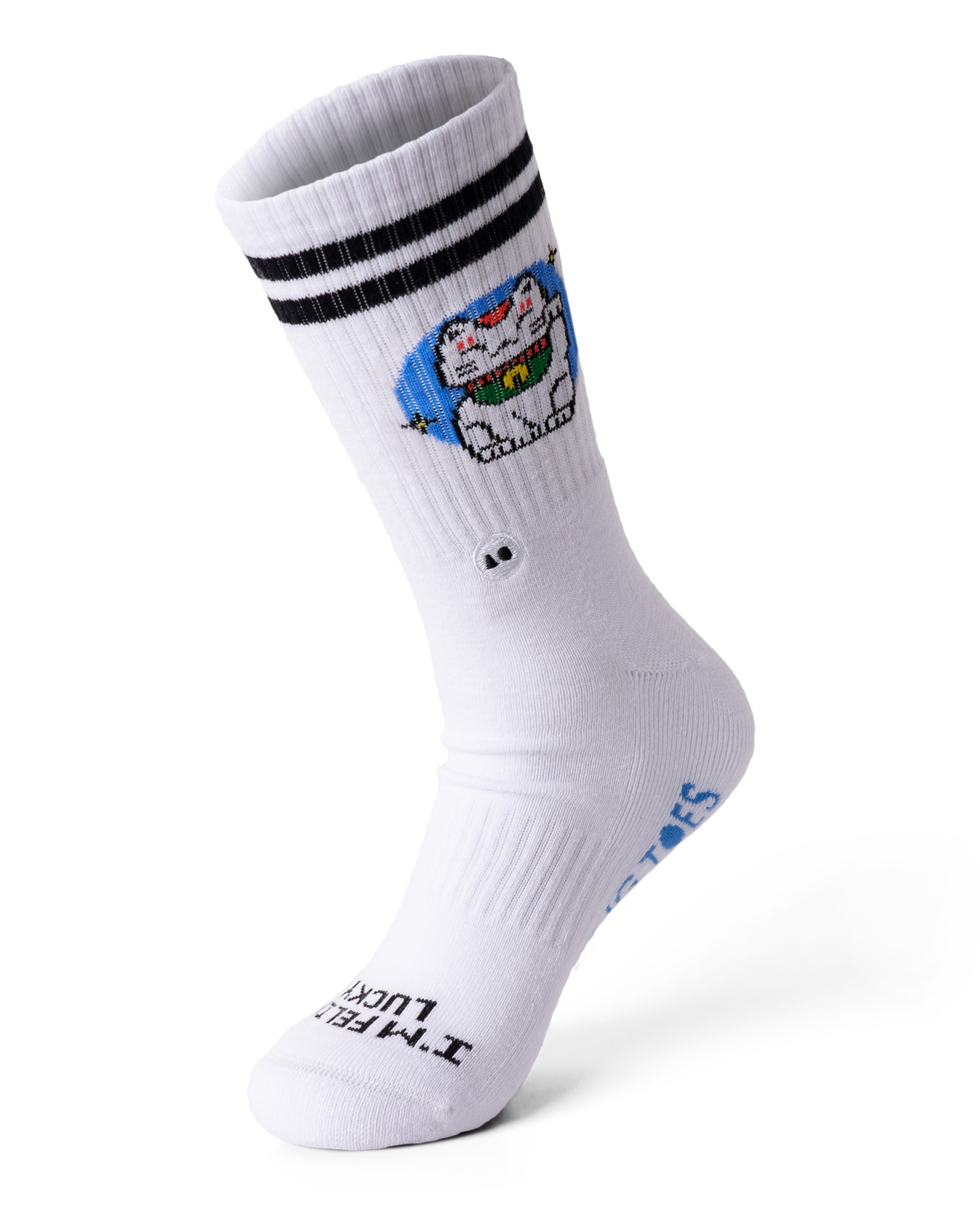 TALKING TOES | Fortune Feline Athletic Sock