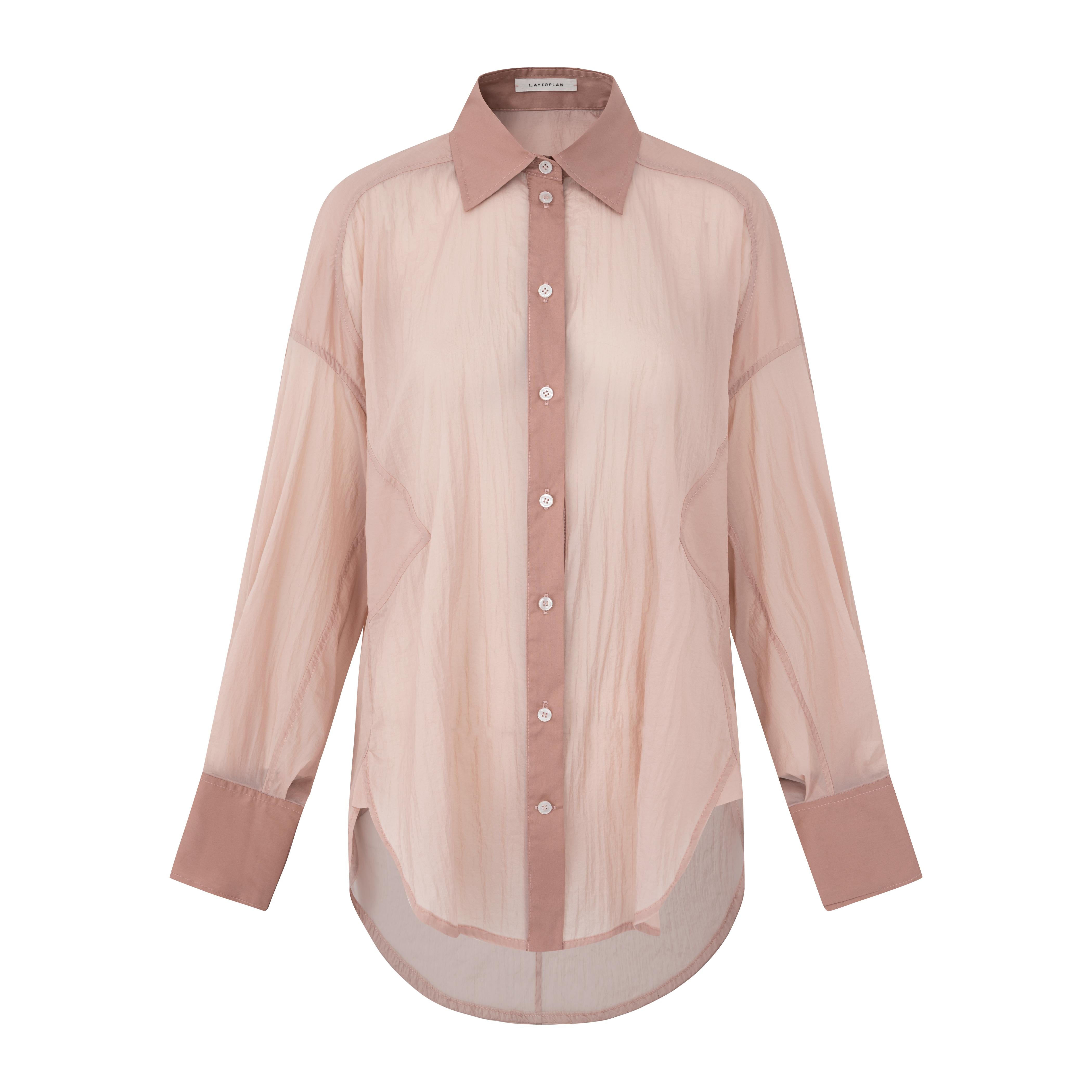 LAYERPLAN | Pieced Oversized Shirt Layers