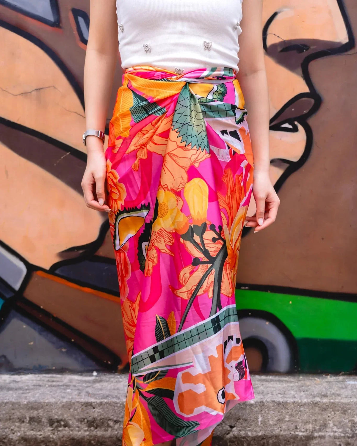 PHOTO PHACTORY | Jiwas Wrap Skirt Durian Skirt