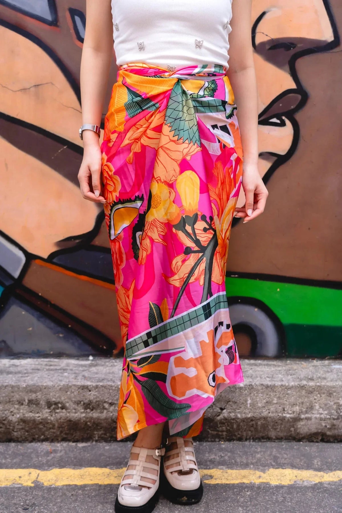 PHOTO PHACTORY | Jiwas Wrap Skirt Durian Skirt