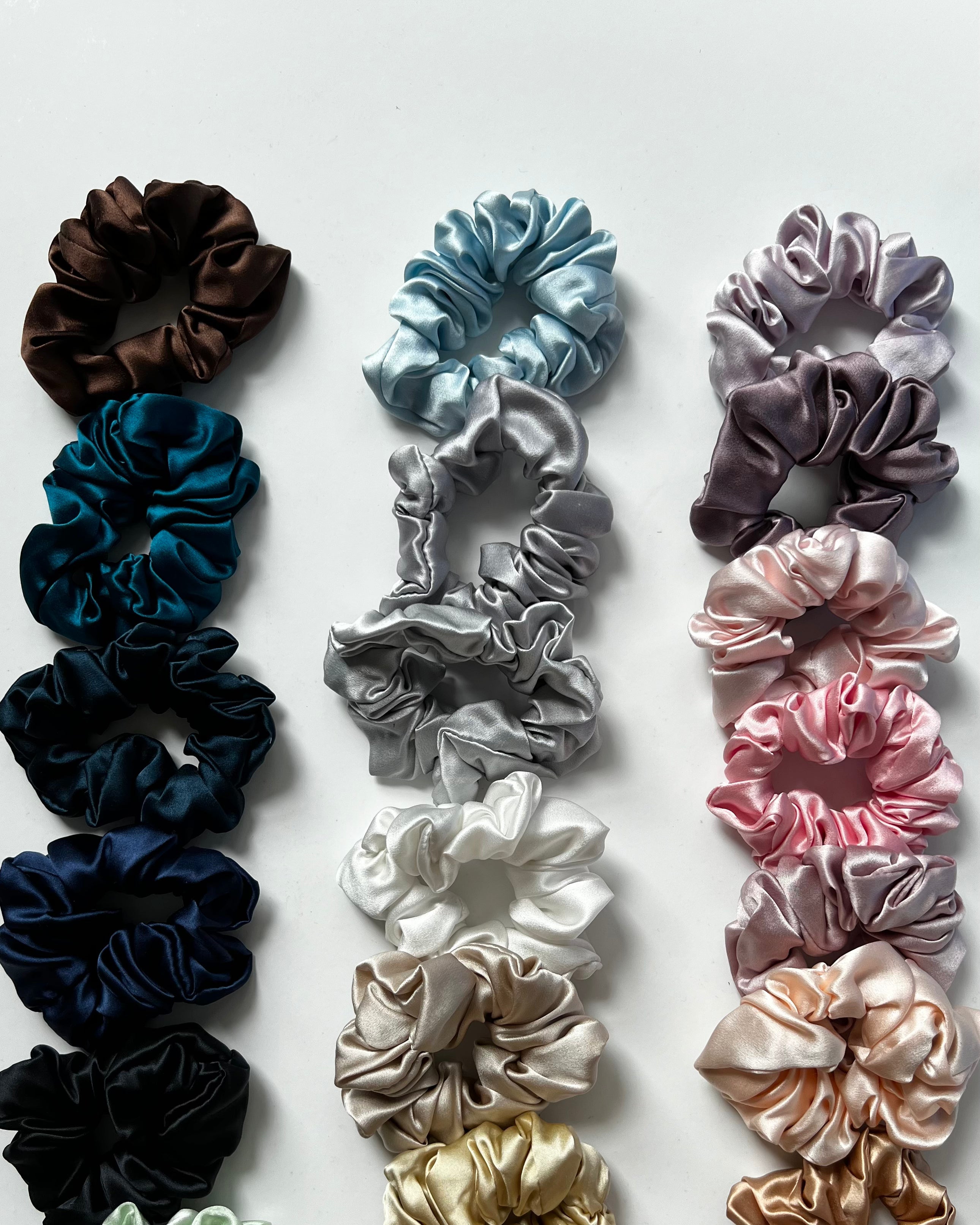 BELLS & BIRDS | Mulberry Silk Scrunchies (Set of 3)