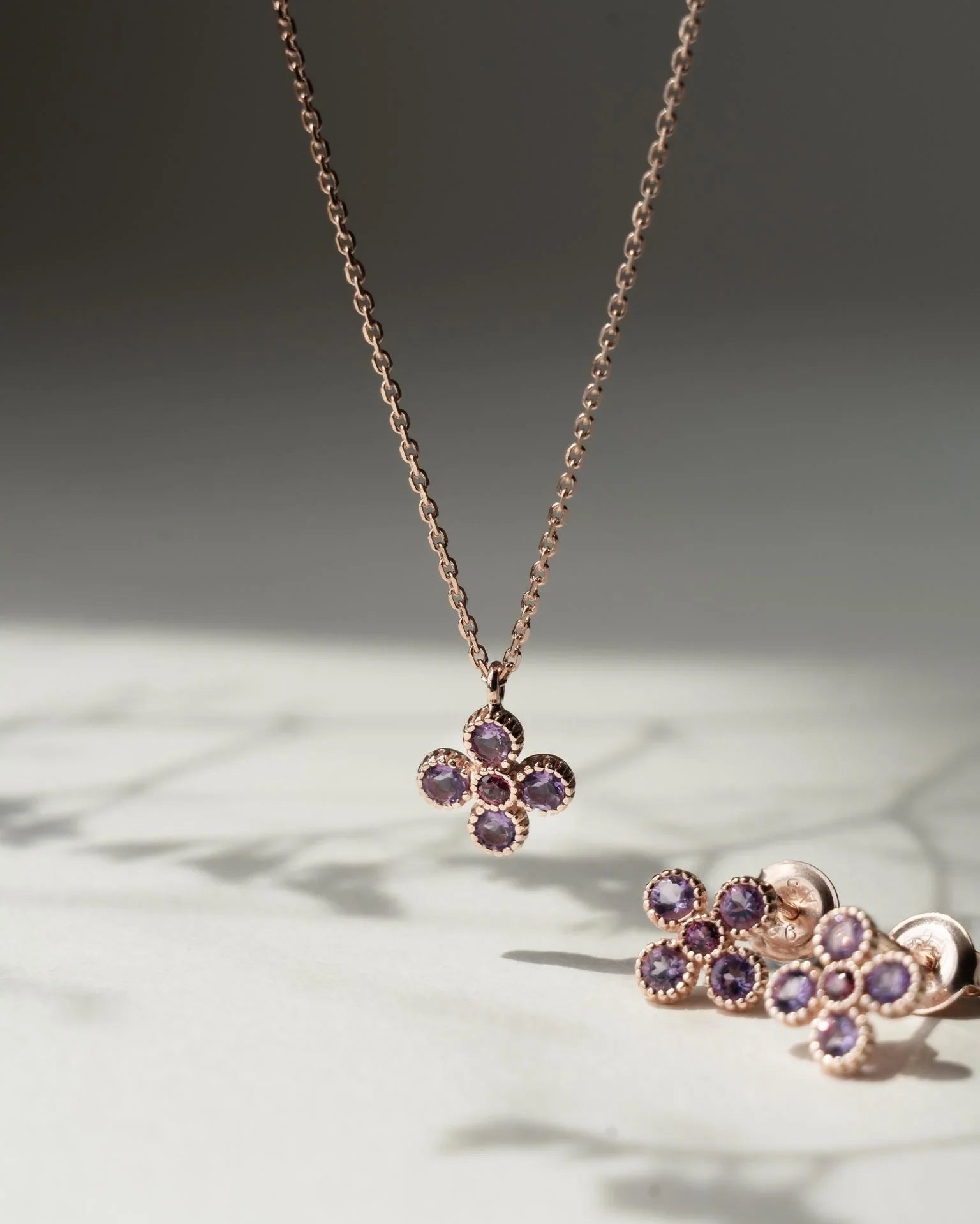 EMBRACE JEWELLERY | Gem Bloom Necklace With Amethyst