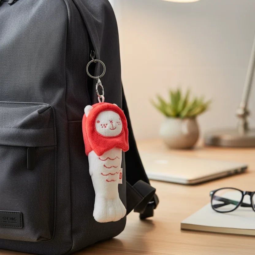 NOM | Merlion Chou Chou Mini Keychain