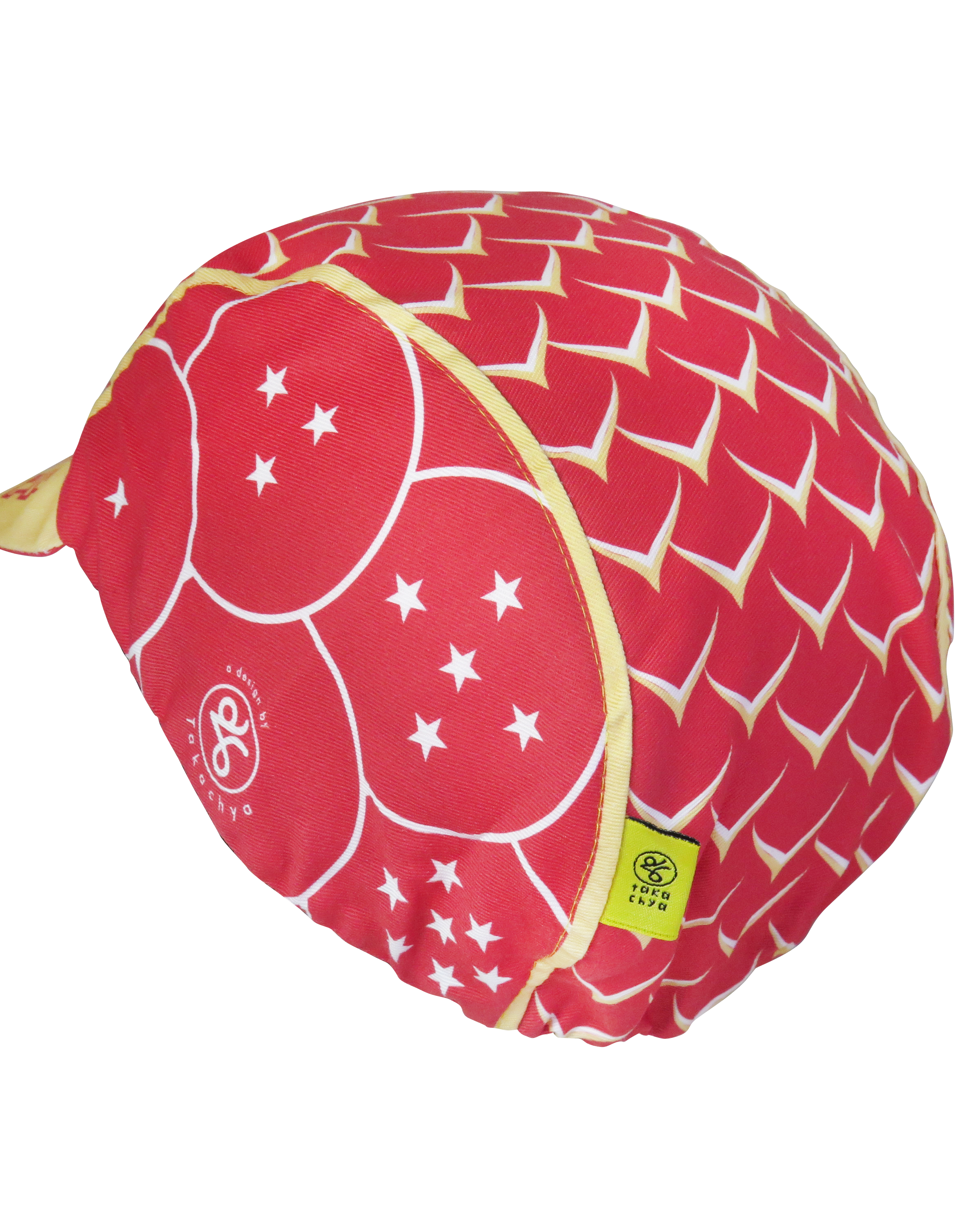 A DESIGN BY TAKACHYA | Cycling Cap - DragonfruitZ Auspicious Red