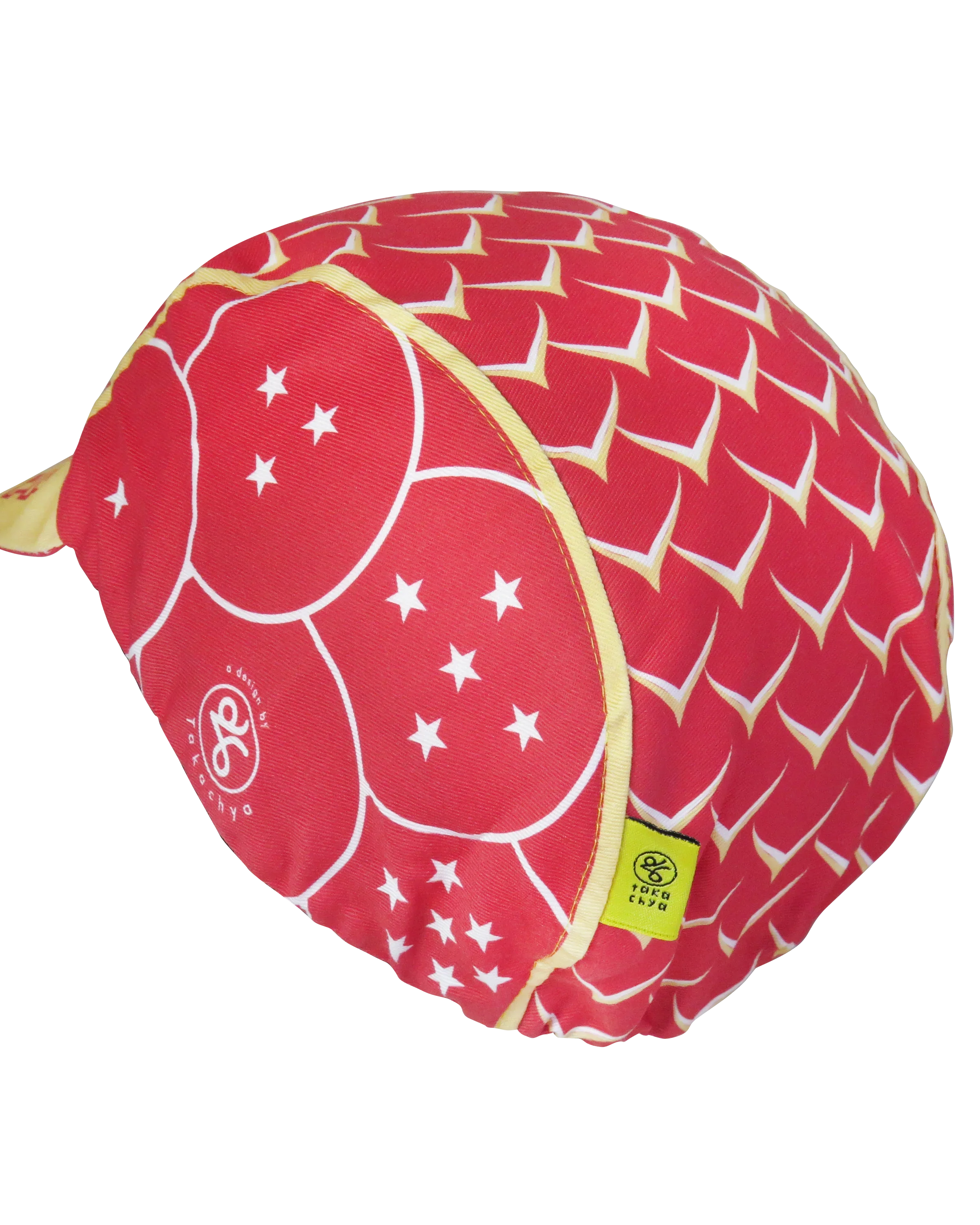 A DESIGN BY TAKACHYA | Cycling Cap - DragonfruitZ Auspicious Red