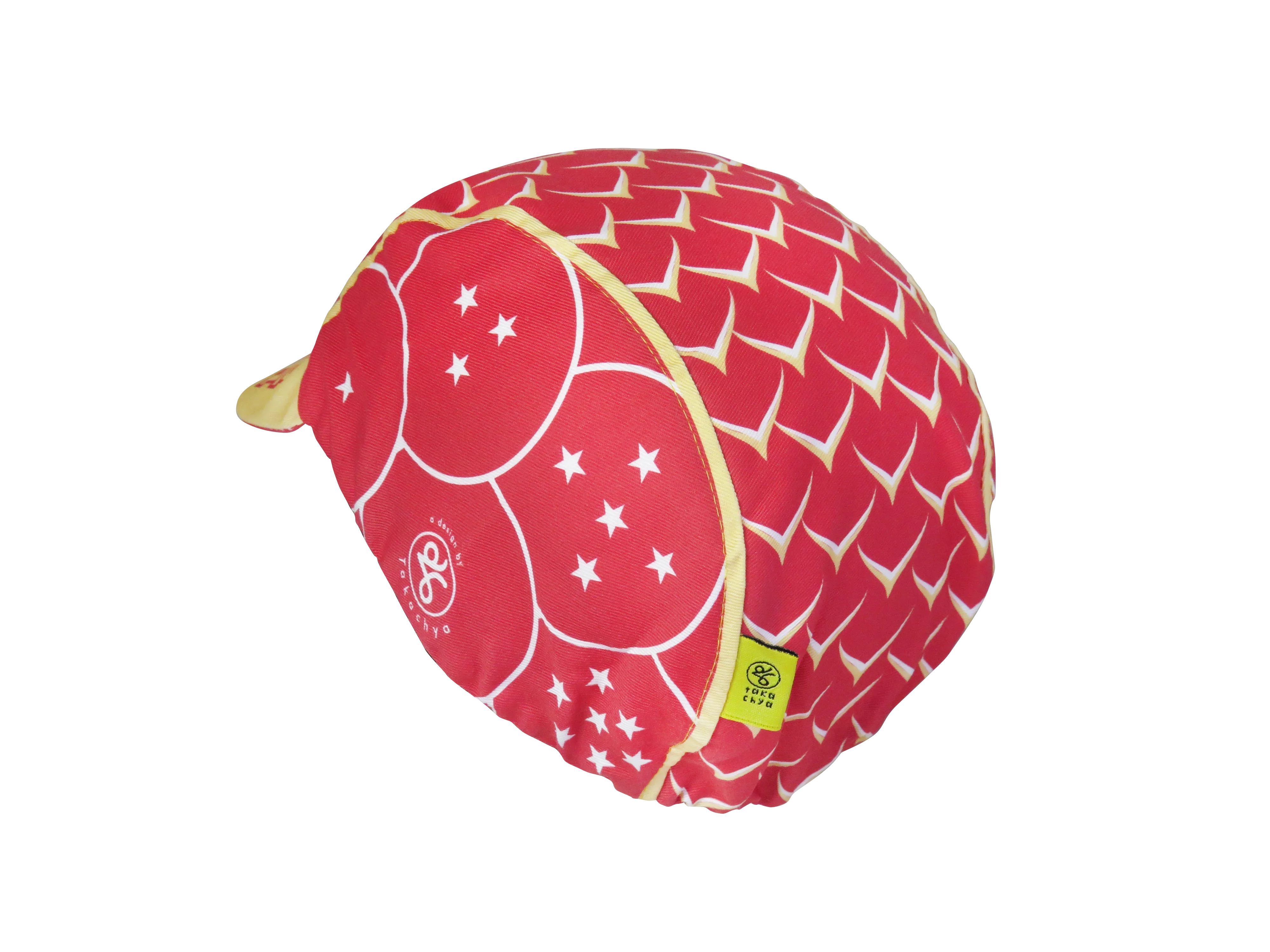 A DESIGN BY TAKACHYA | Cycling Cap - DragonfruitZ Auspicious Red