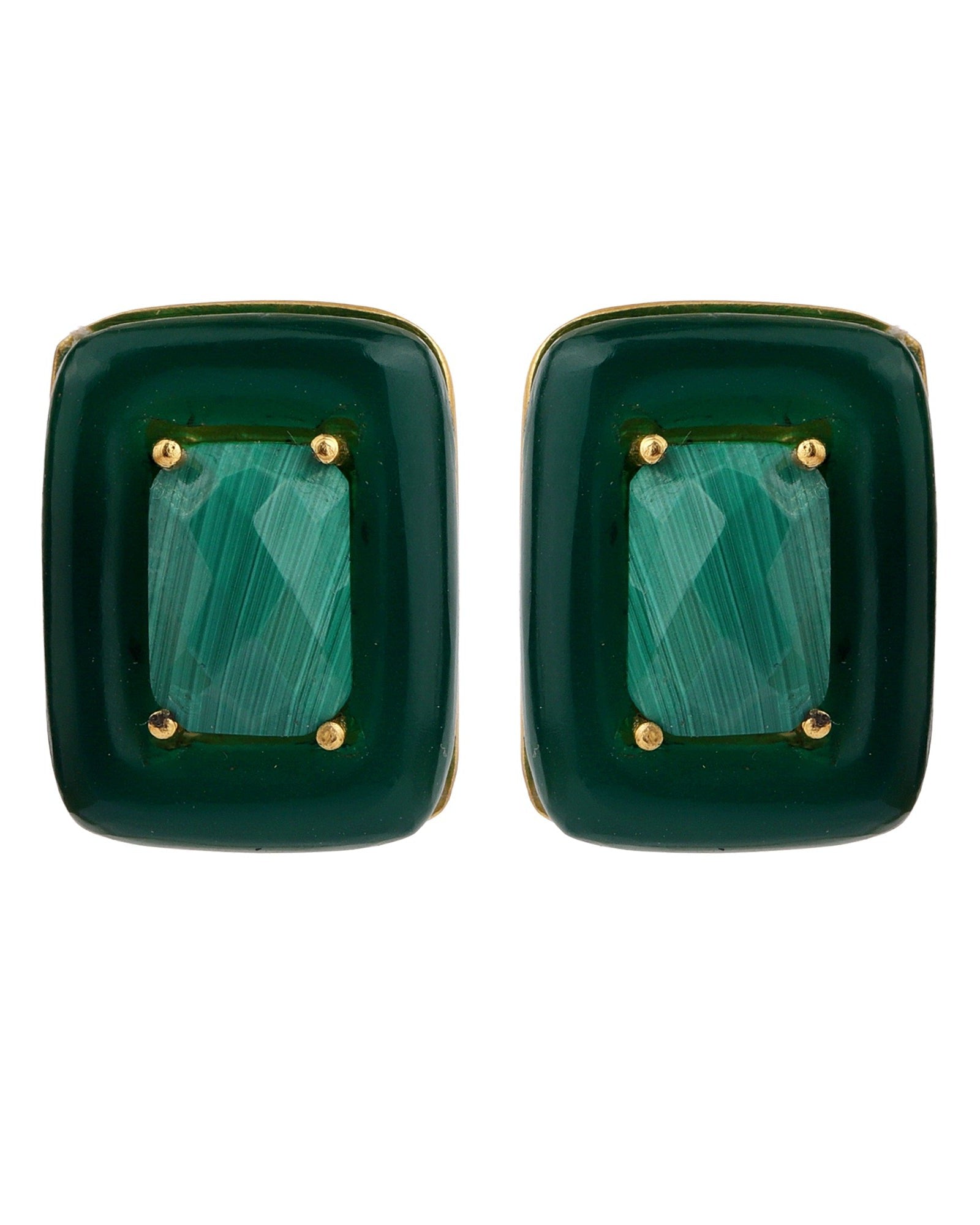 BOHEME BY VERO | Amazonia Square Earrings