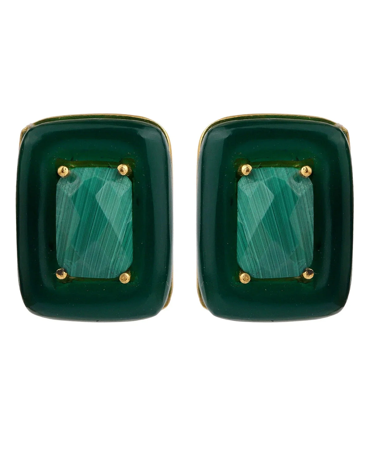 BOHEME BY VERO | Amazonia Square Earrings