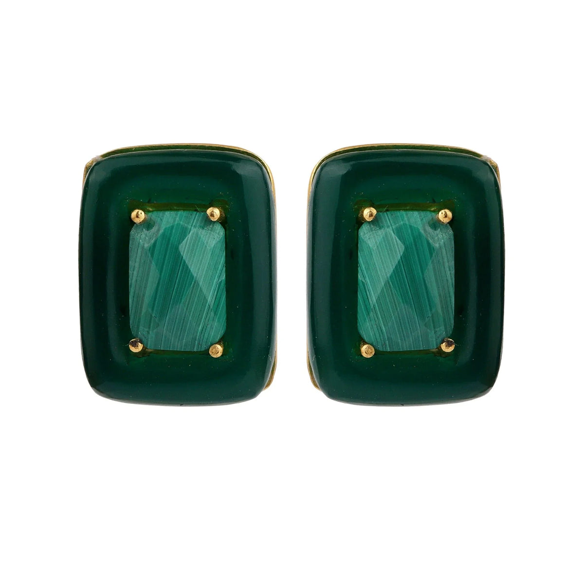 BOHEME BY VERO | Amazonia Square Earrings