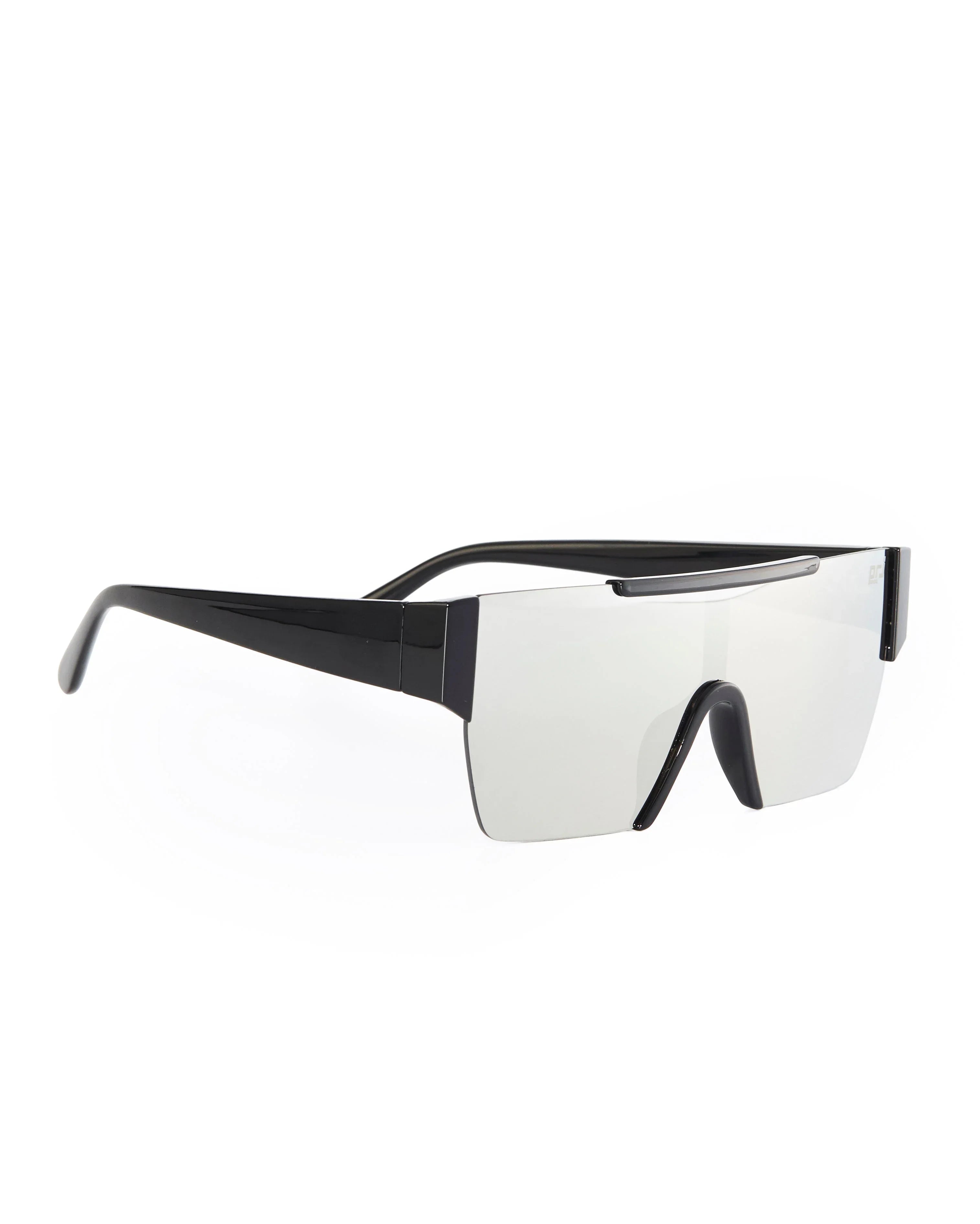 PROJECTWEAR | Edgerton Futuristic Sunglasses Black/Silver